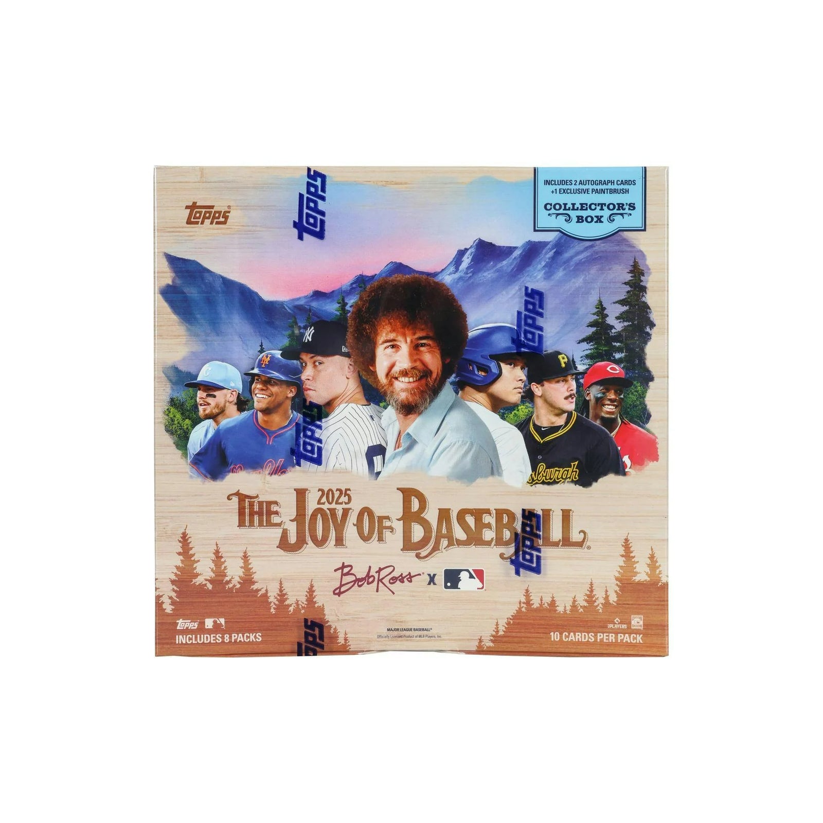 DRAFT - Just In 2025 Topps x Bob Ross The Joy of Baseball Collectors Edition Box