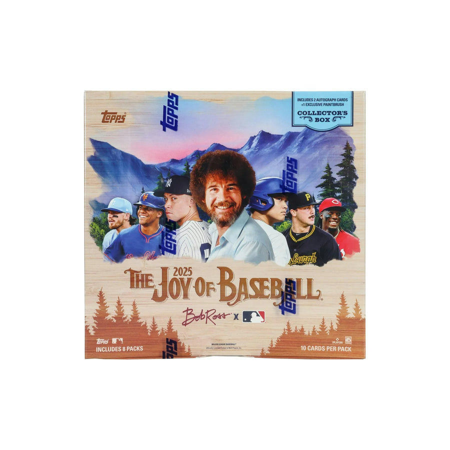 DRAFT - Just In 2025 Topps x Bob Ross The Joy of Baseball Collectors Edition Box