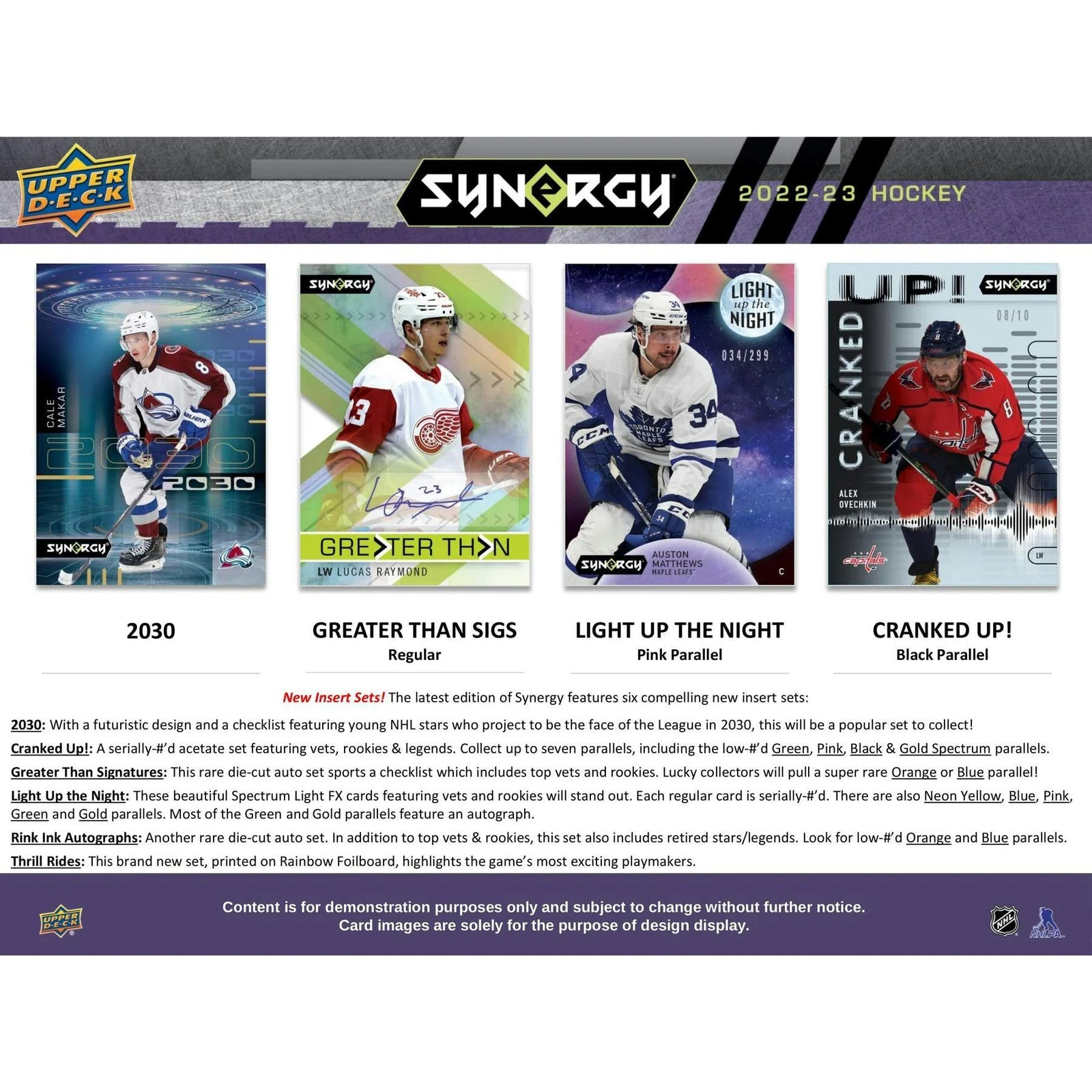 DRAFT - Just In 2022/23 Upper Deck Synergy Hockey Hobby Box (Reed Buy)