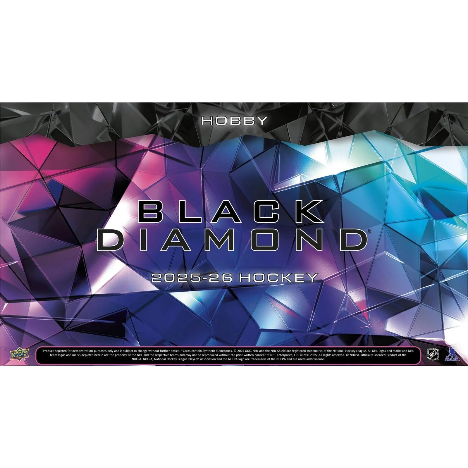DRAFT - New 2025/26 Upper Deck Black Diamond Hockey Hobby 10-Box Case