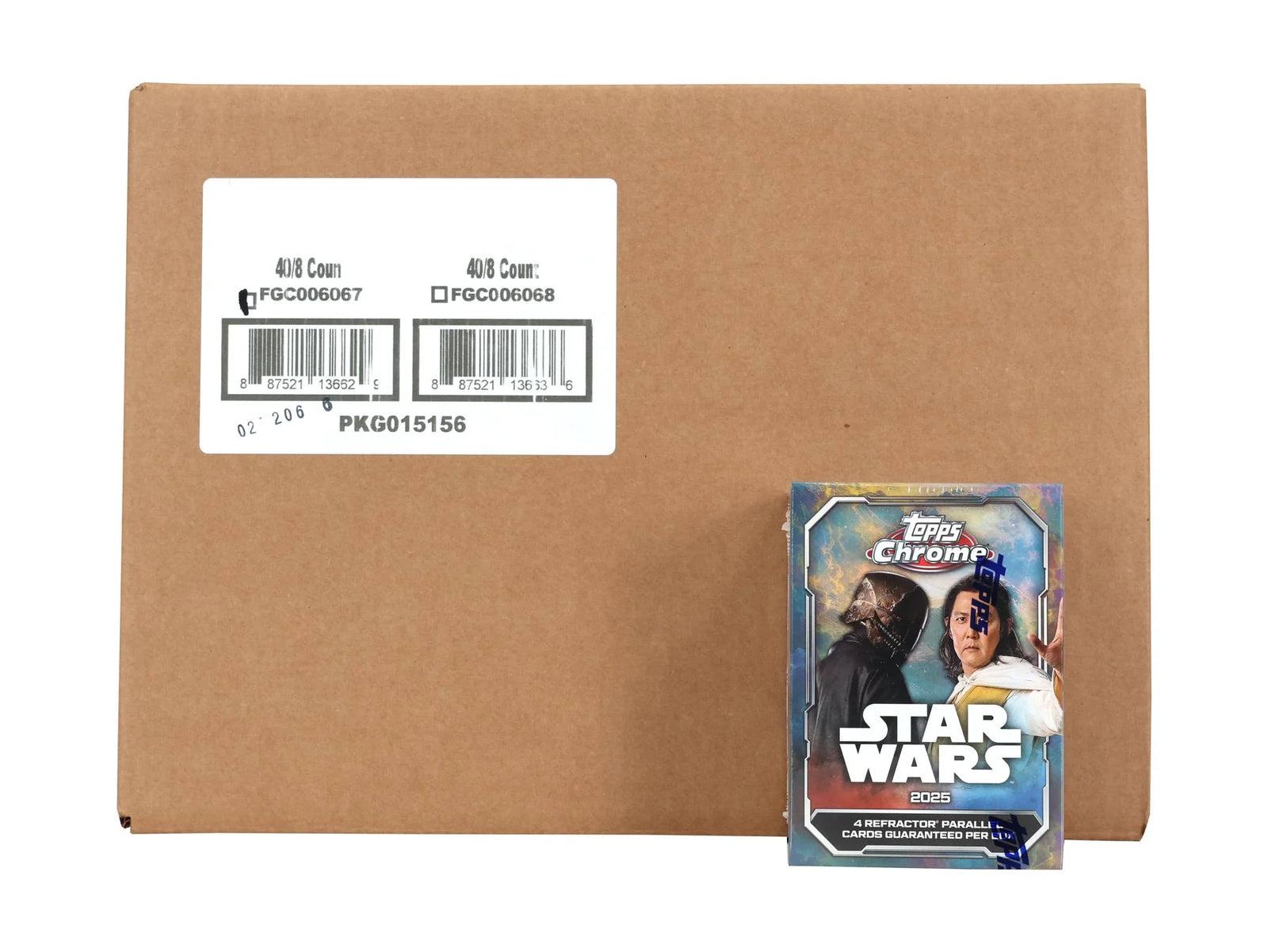 DRAFT - 2025 Topps Star Wars Chrome Blaster 40-Box Case | SKU BV8V0XPLUR