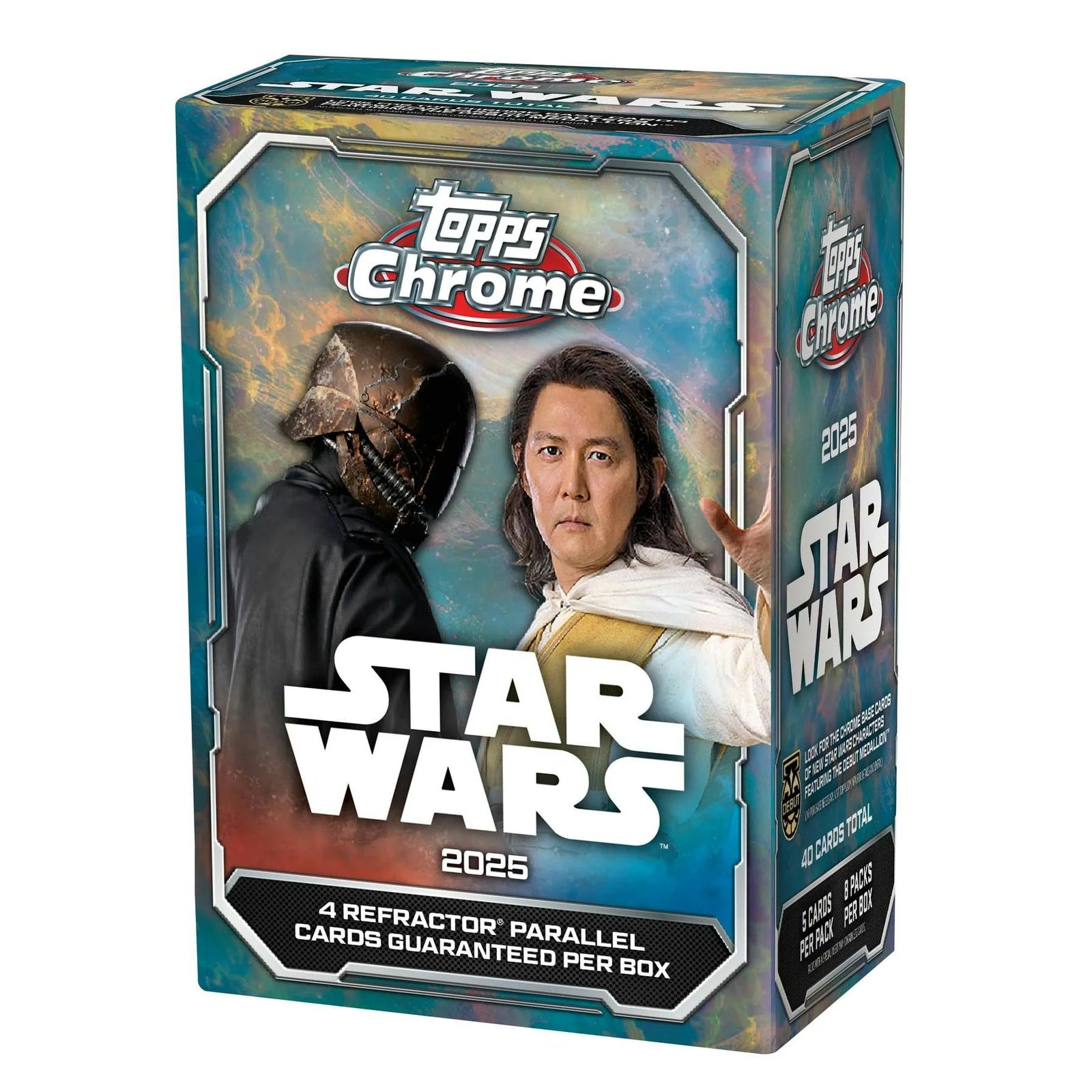 DRAFT - 2025 Topps Star Wars Chrome Blaster 40-Box Case | SKU BV8V0XPLUR