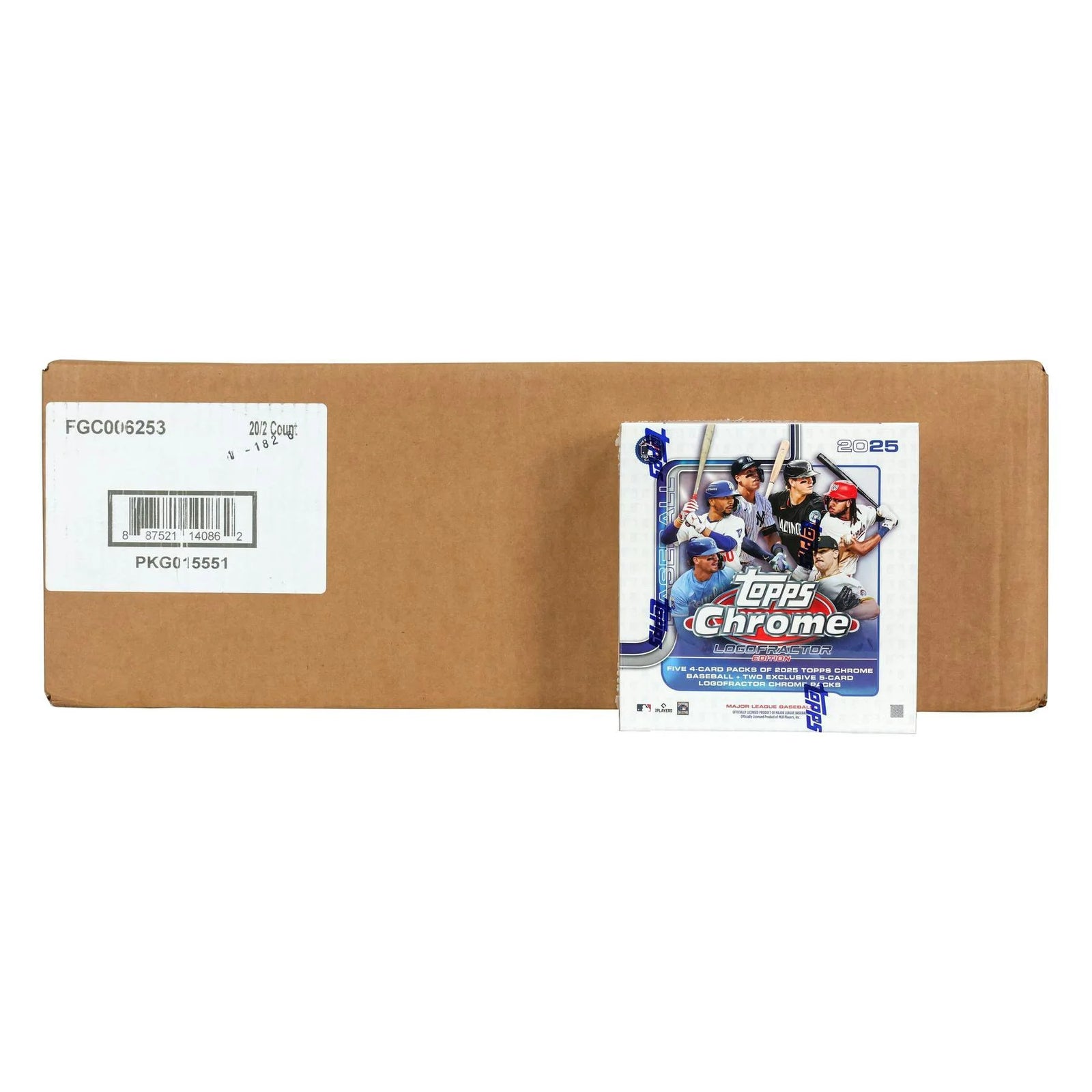 DRAFT - 2025 Topps Chrome Baseball Logofractor Edition | 20-Box Case