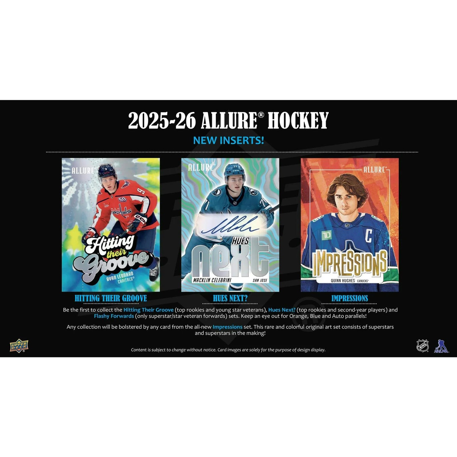 DRAFT - New 2025/26 Upper Deck Allure Hockey Blaster 20-Box Case