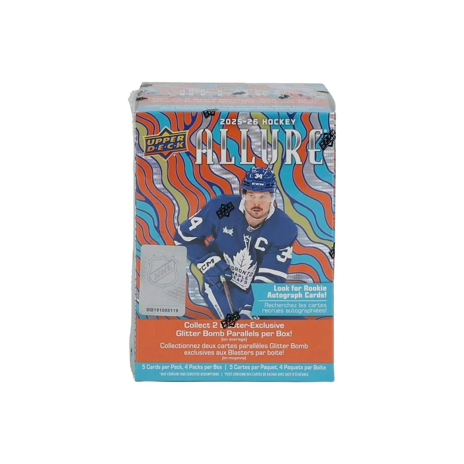 DRAFT - New 2025/26 Upper Deck Allure Hockey Blaster 20-Box Case
