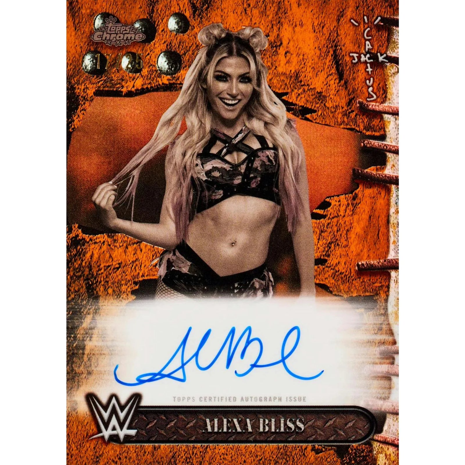 DRAFT - 2025 Topps Chrome WWE x Cactus Jack Hobby Box