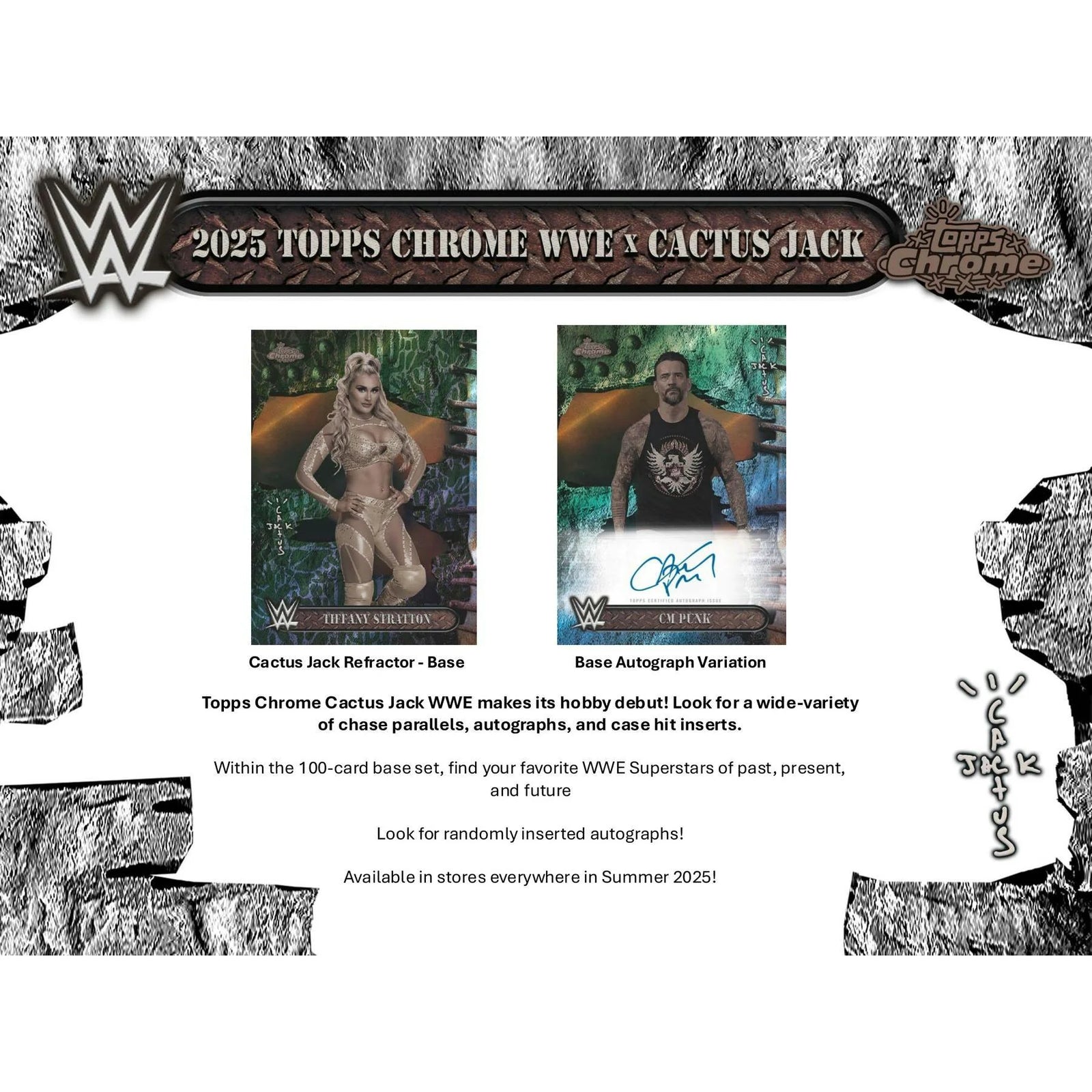 DRAFT - 2025 Topps Chrome WWE x Cactus Jack Hobby Box