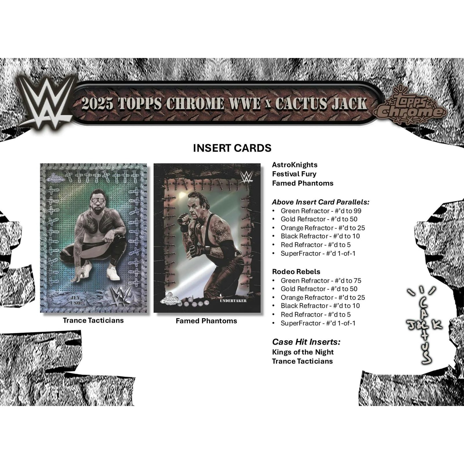 DRAFT - 2025 Topps Chrome WWE x Cactus Jack Hobby Box