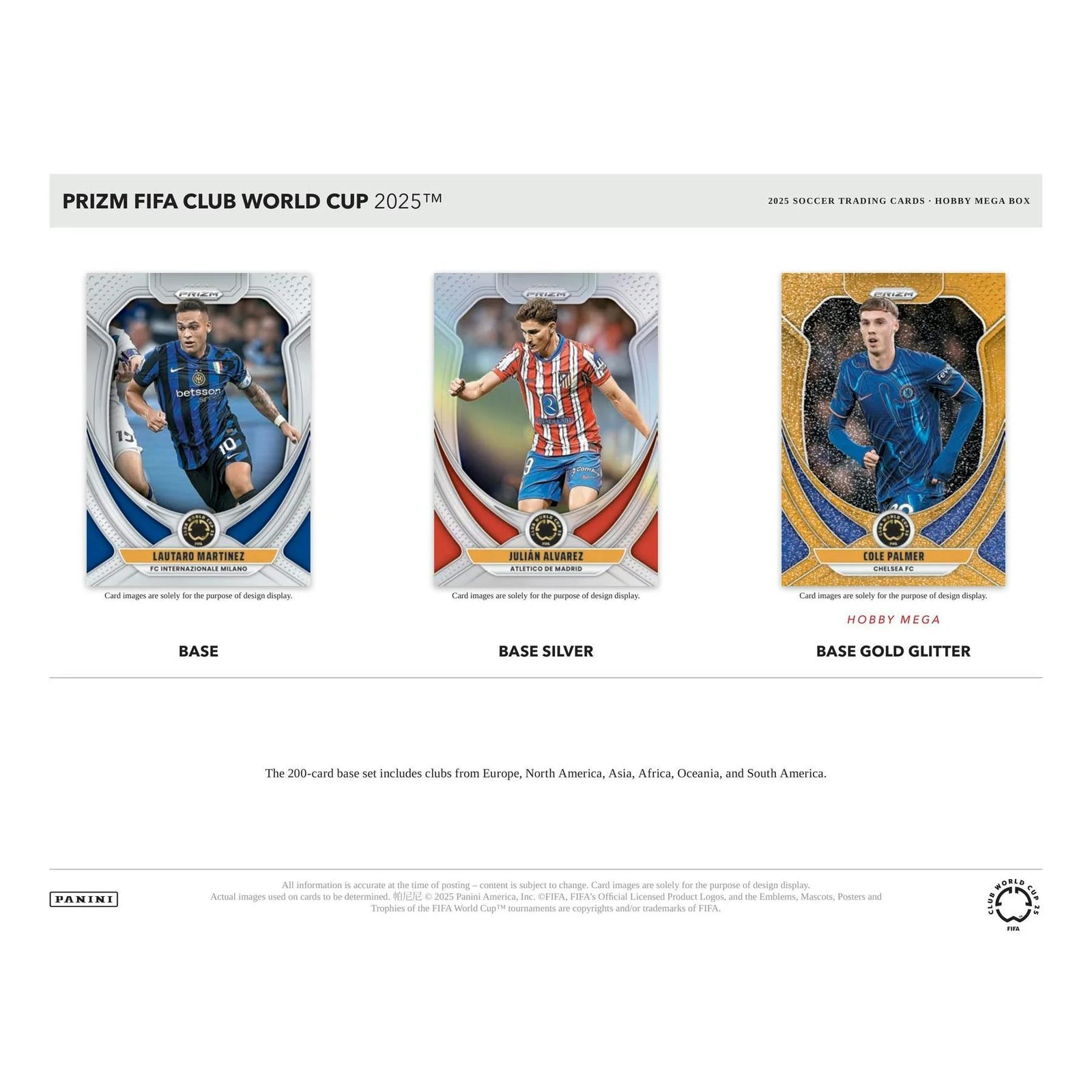 DRAFT - 2025 Panini Prizm FIFA Club World Cup Soccer Mega Hobby Box