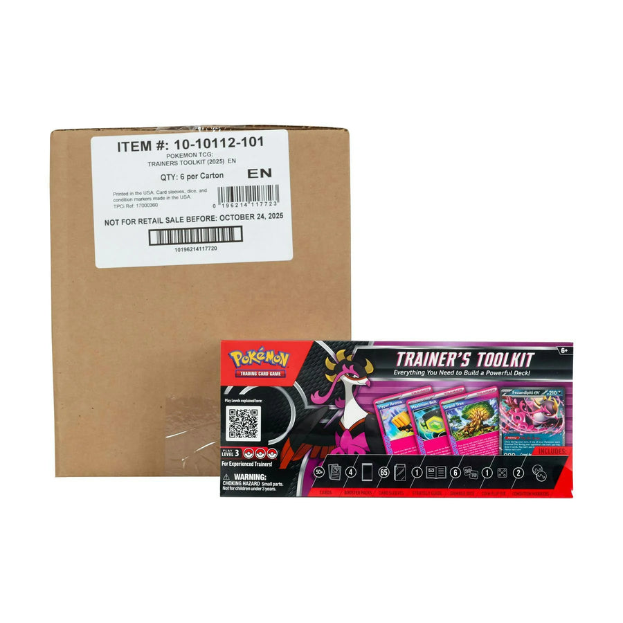 DRAFT - Pokemon Trainer's Toolkit 2025 6-Box Case | Sealed