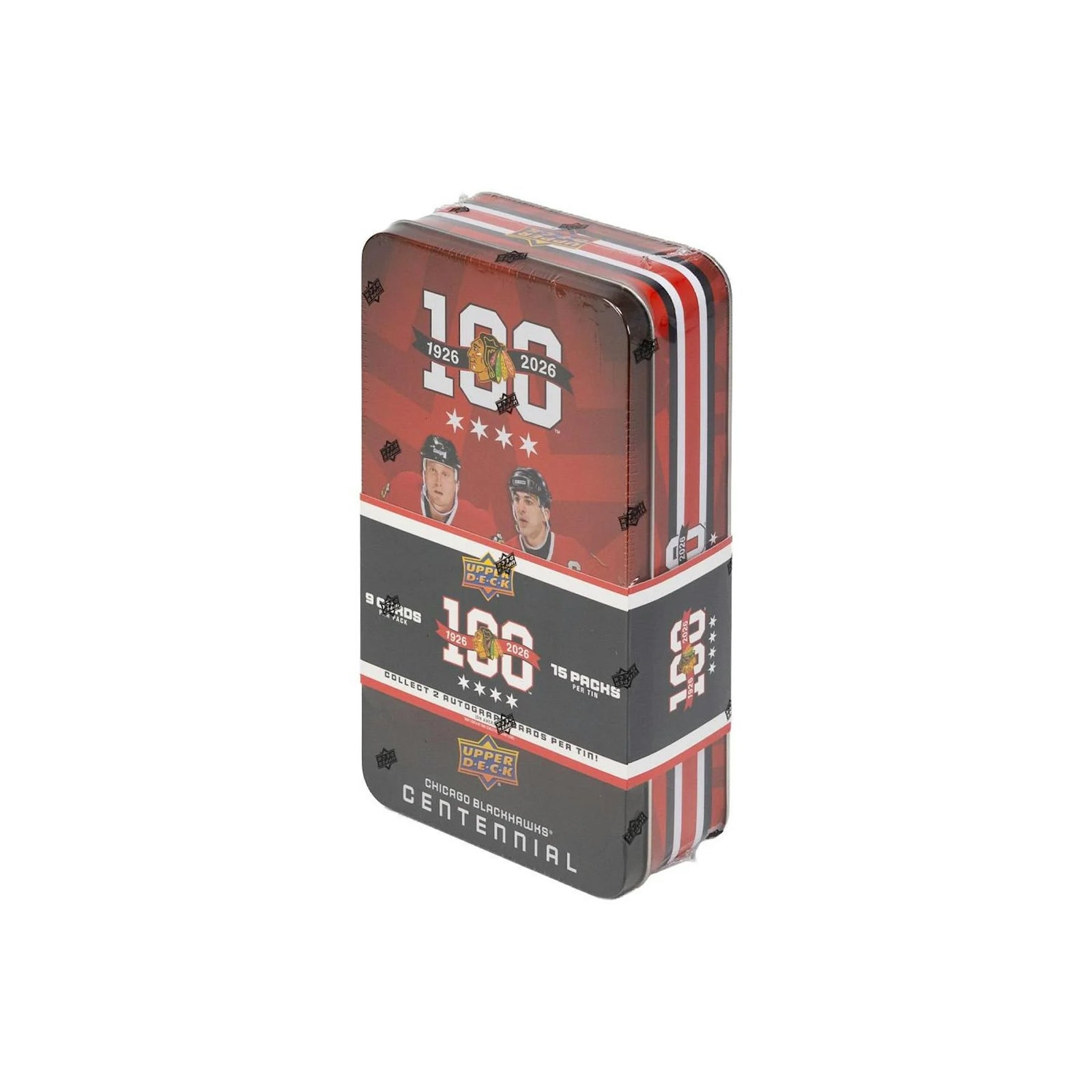 DRAFT - New 2025/26 Upper Deck Chicago Blackhawks Centennial Hockey Hobby 16-Box Case