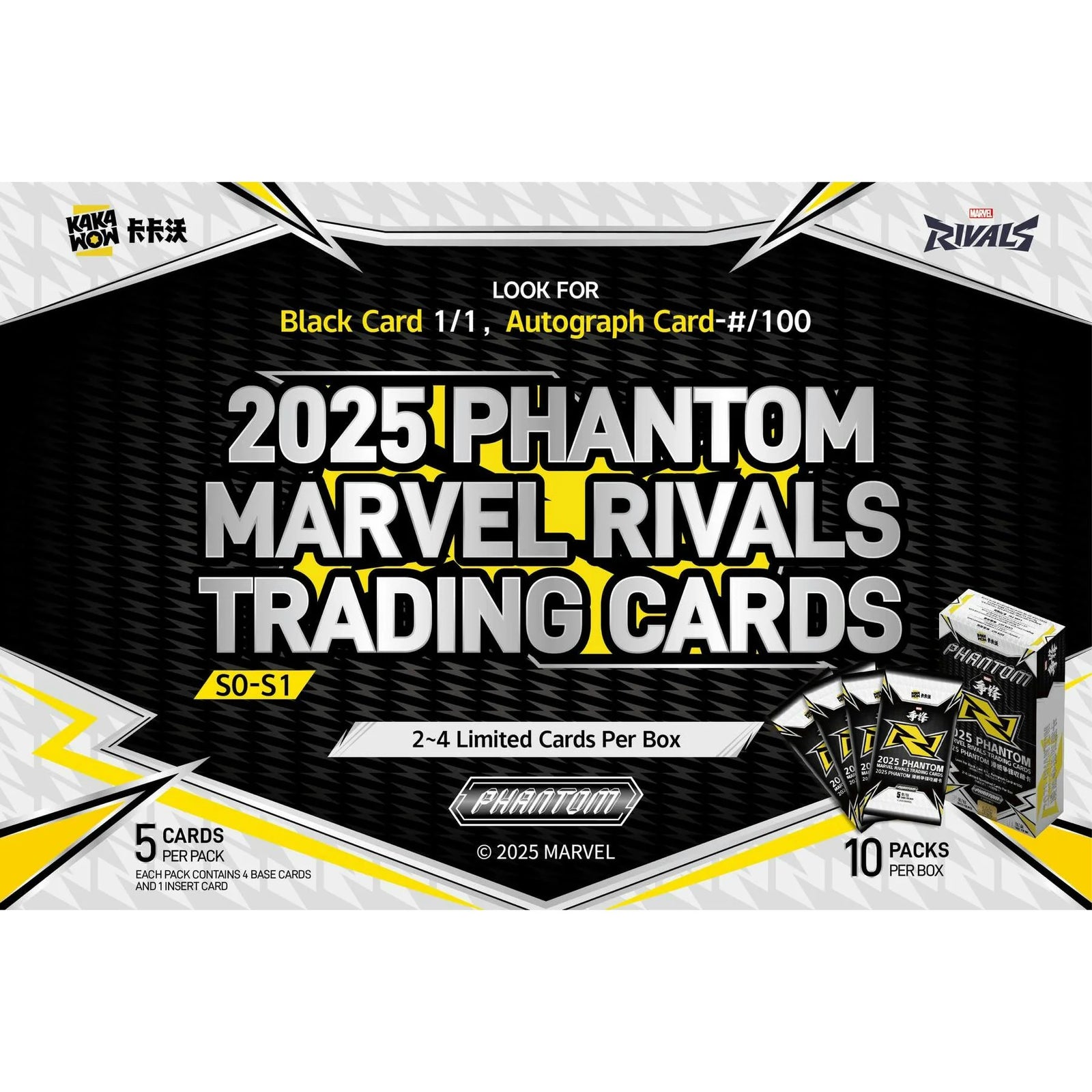 DRAFT - Kakawow Marvel Rivals Phantom Hobby 10-Box Case | 2025 Release