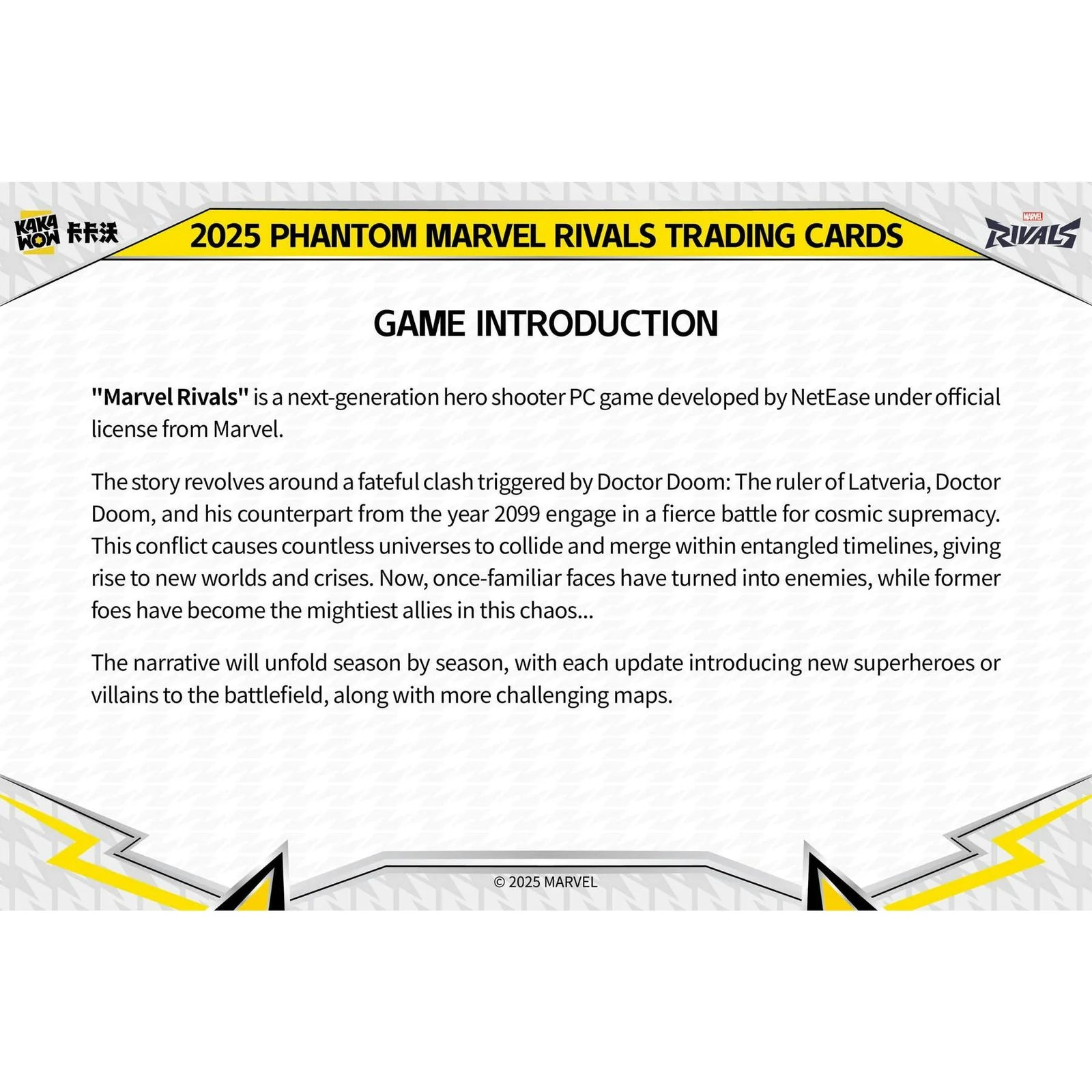 DRAFT - Kakawow Marvel Rivals Phantom Hobby 10-Box Case | 2025 Release