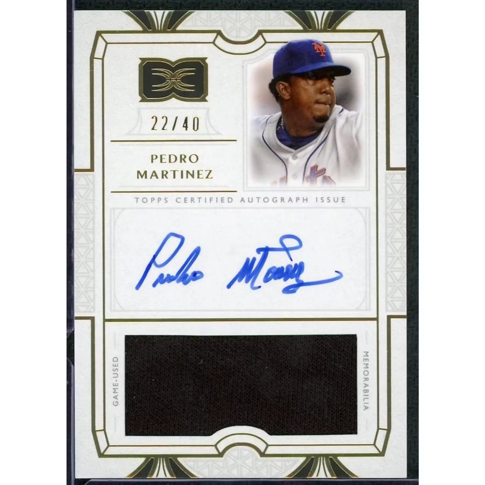 Pedro Martinez Signed Relic Card | 2024 Topps Definitive/40