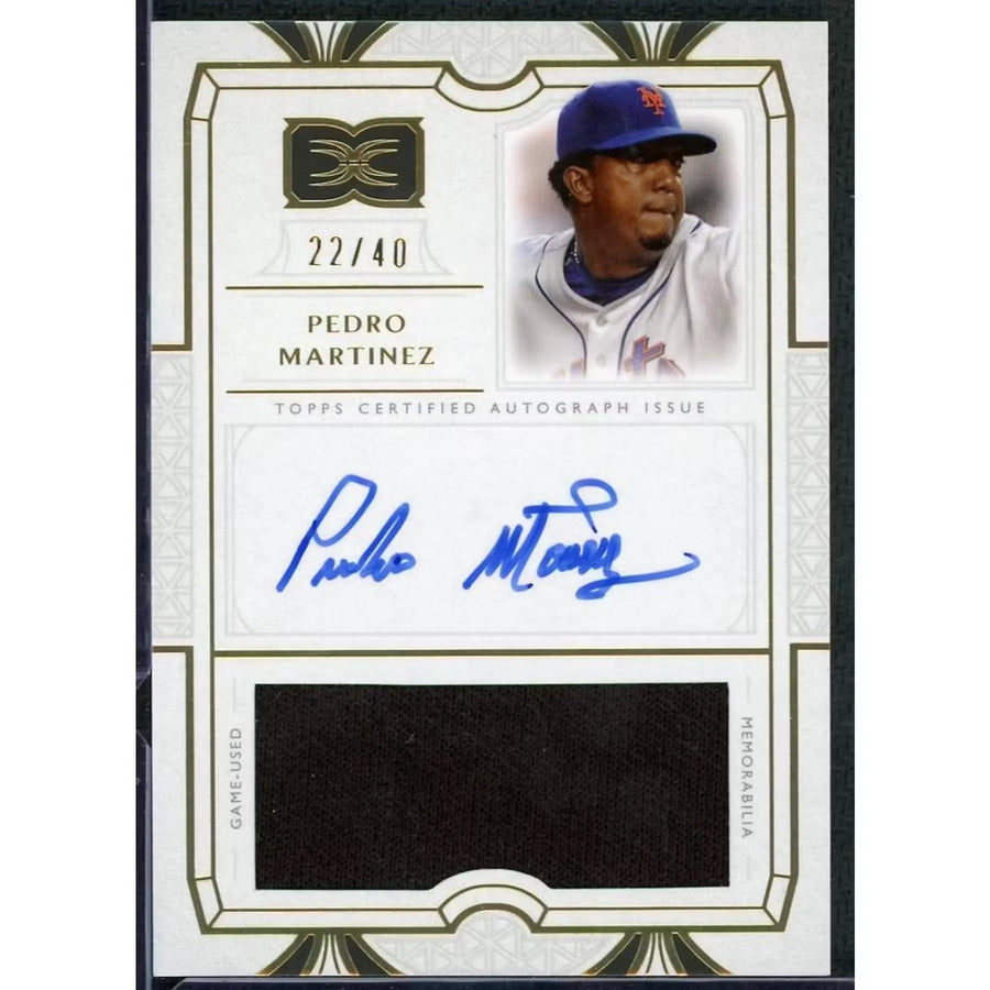 Pedro Martinez Signed Relic Card | 2024 Topps Definitive/40