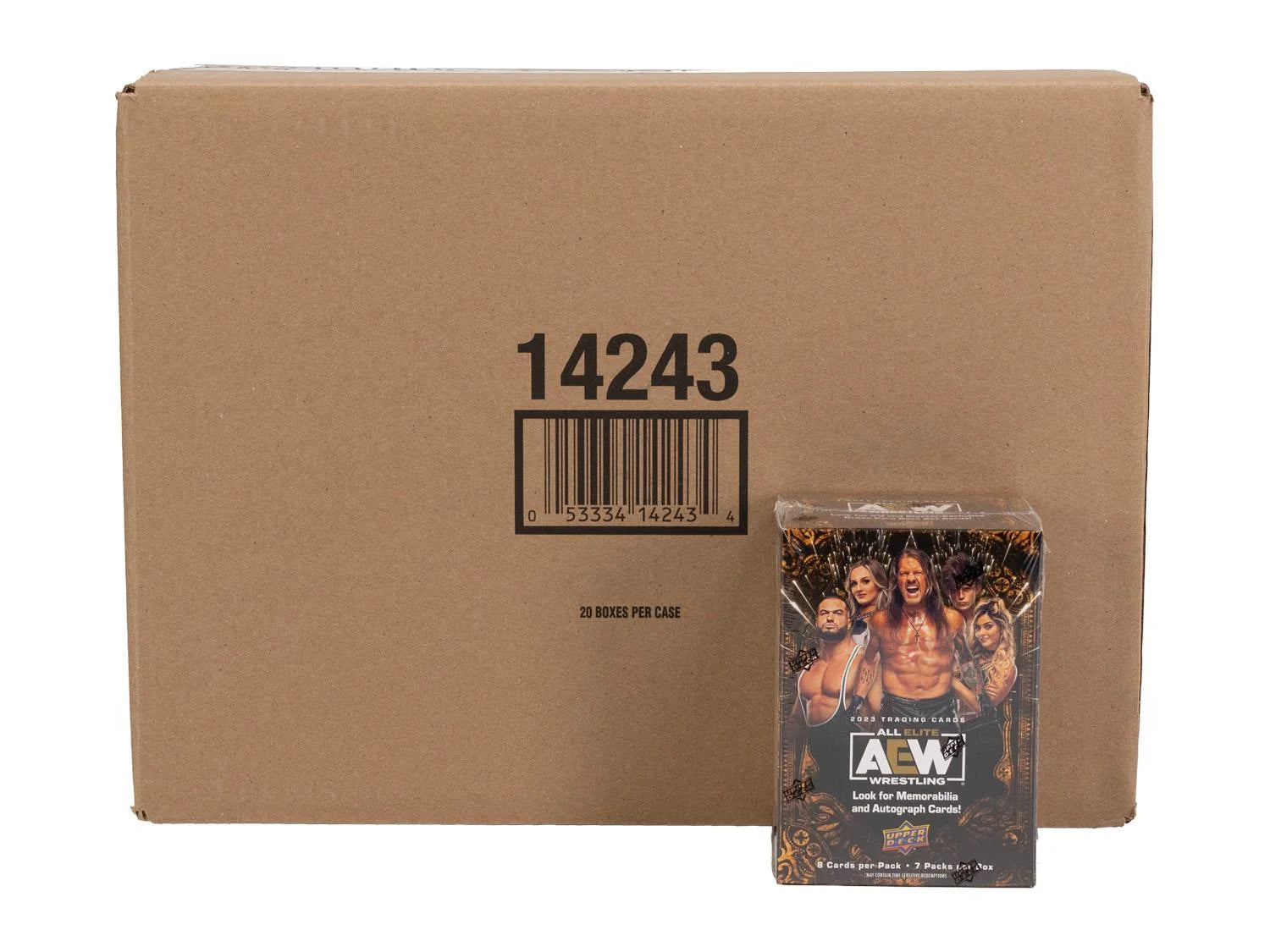 DRAFT - 2023 Upper Deck AEW Wrestling Card Blaster 20-Box Case
