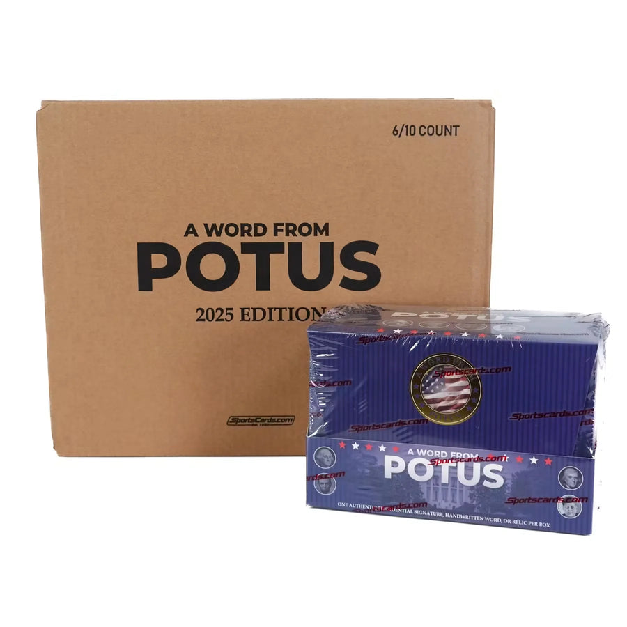 2025 POTUS A Word from the President Hobby 6-Display Case