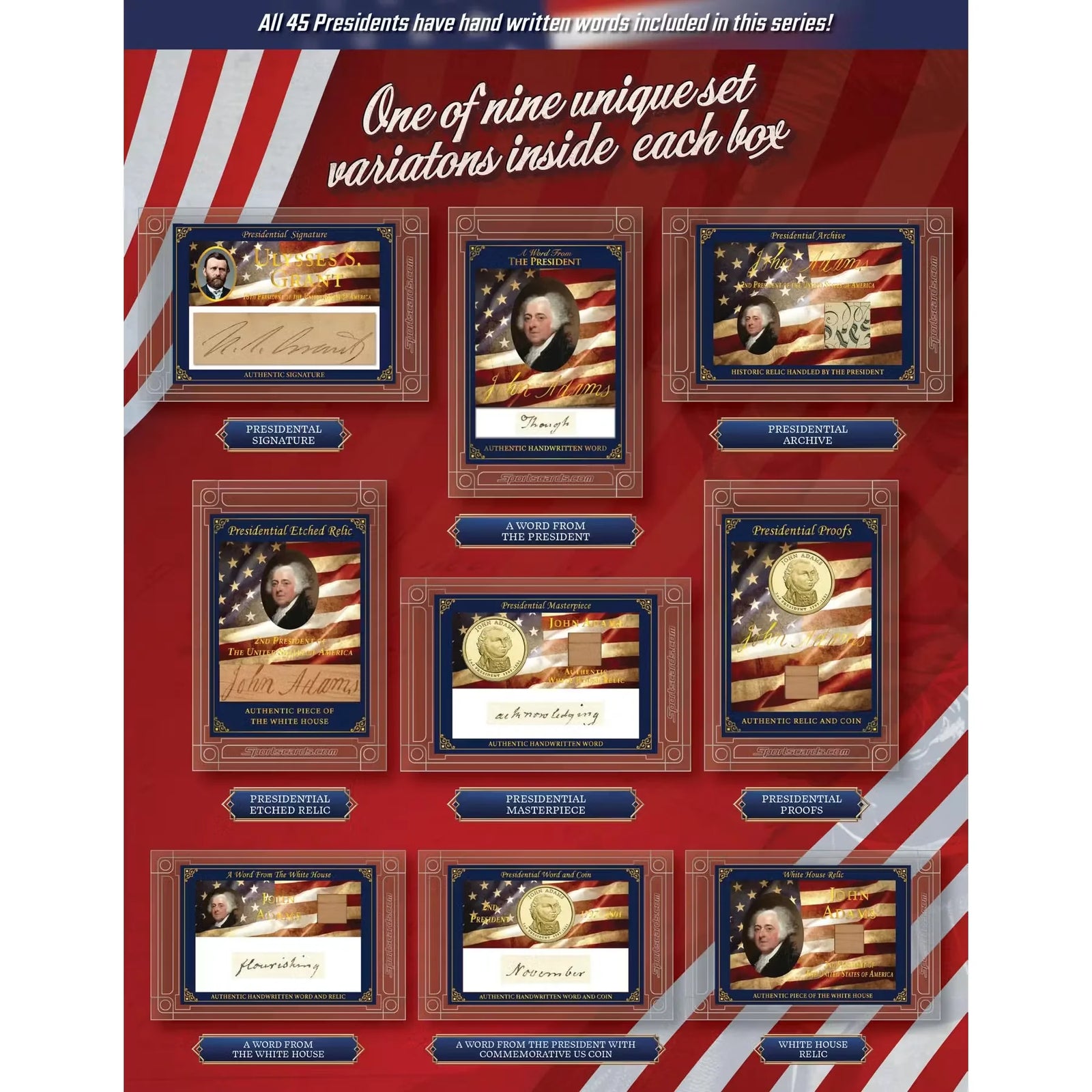 2025 POTUS A Word from the President Hobby 6-Display Case
