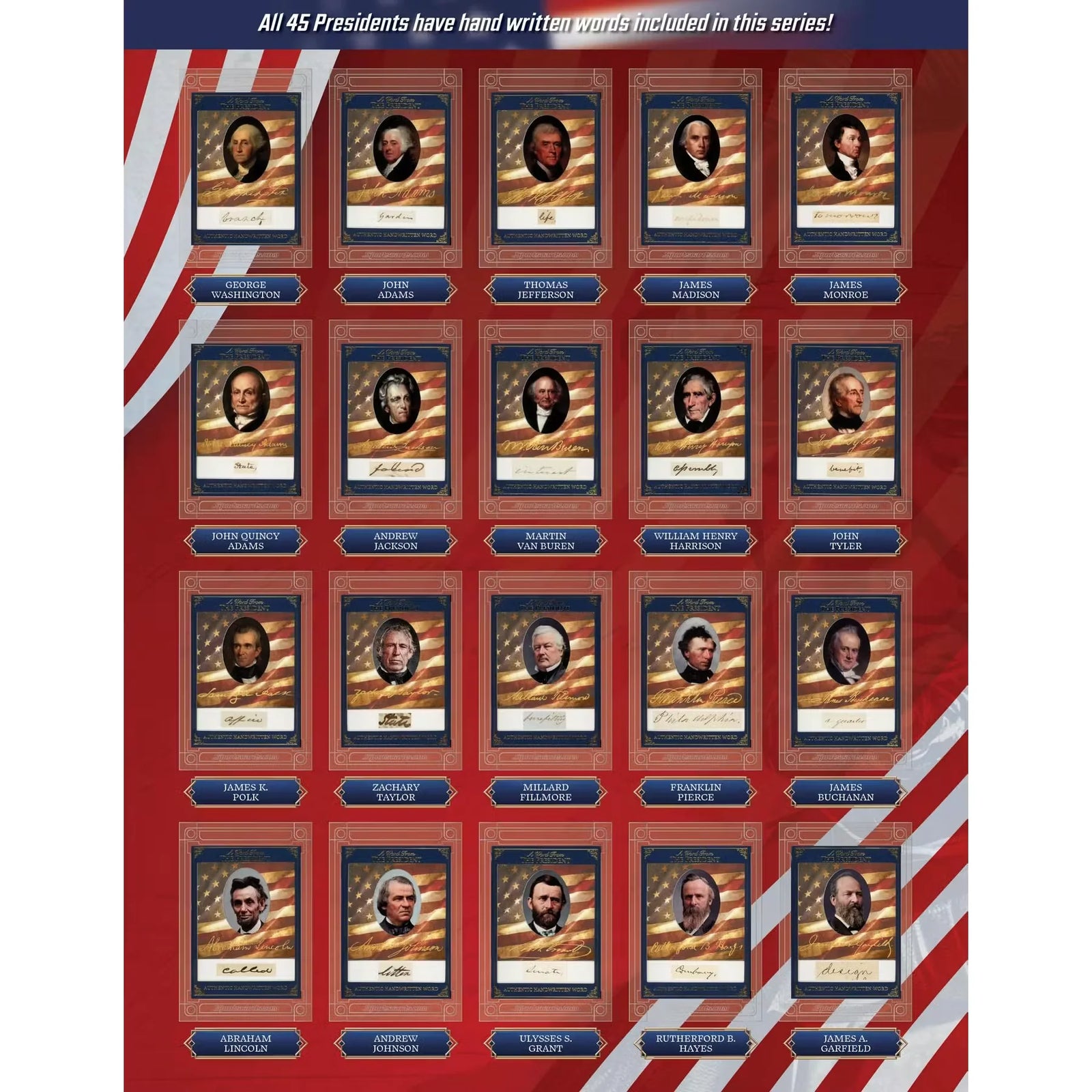 2025 POTUS A Word from the President Hobby 6-Display Case