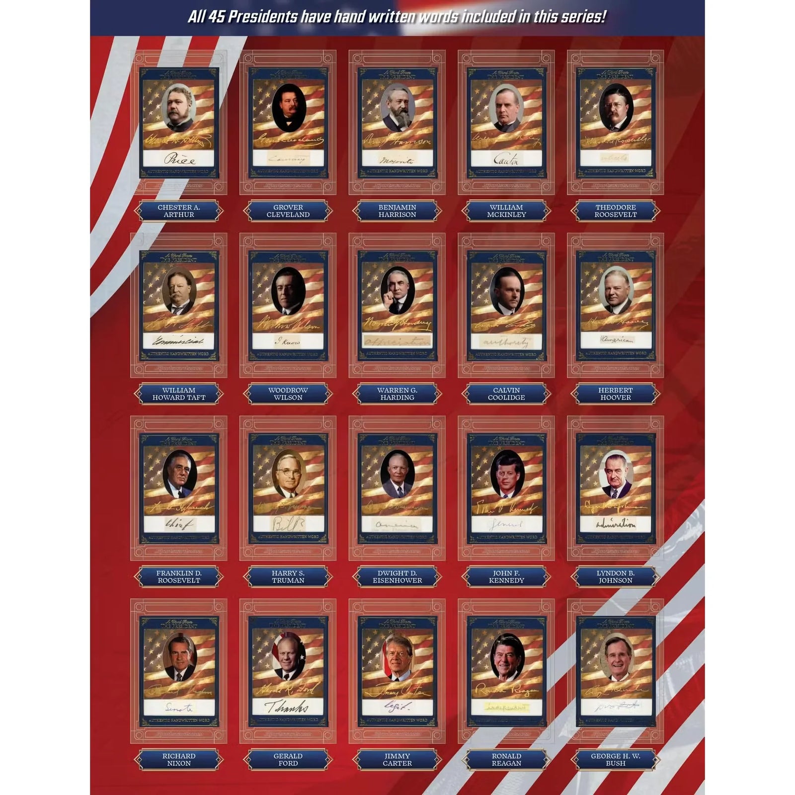 2025 POTUS A Word from the President Hobby 6-Display Case