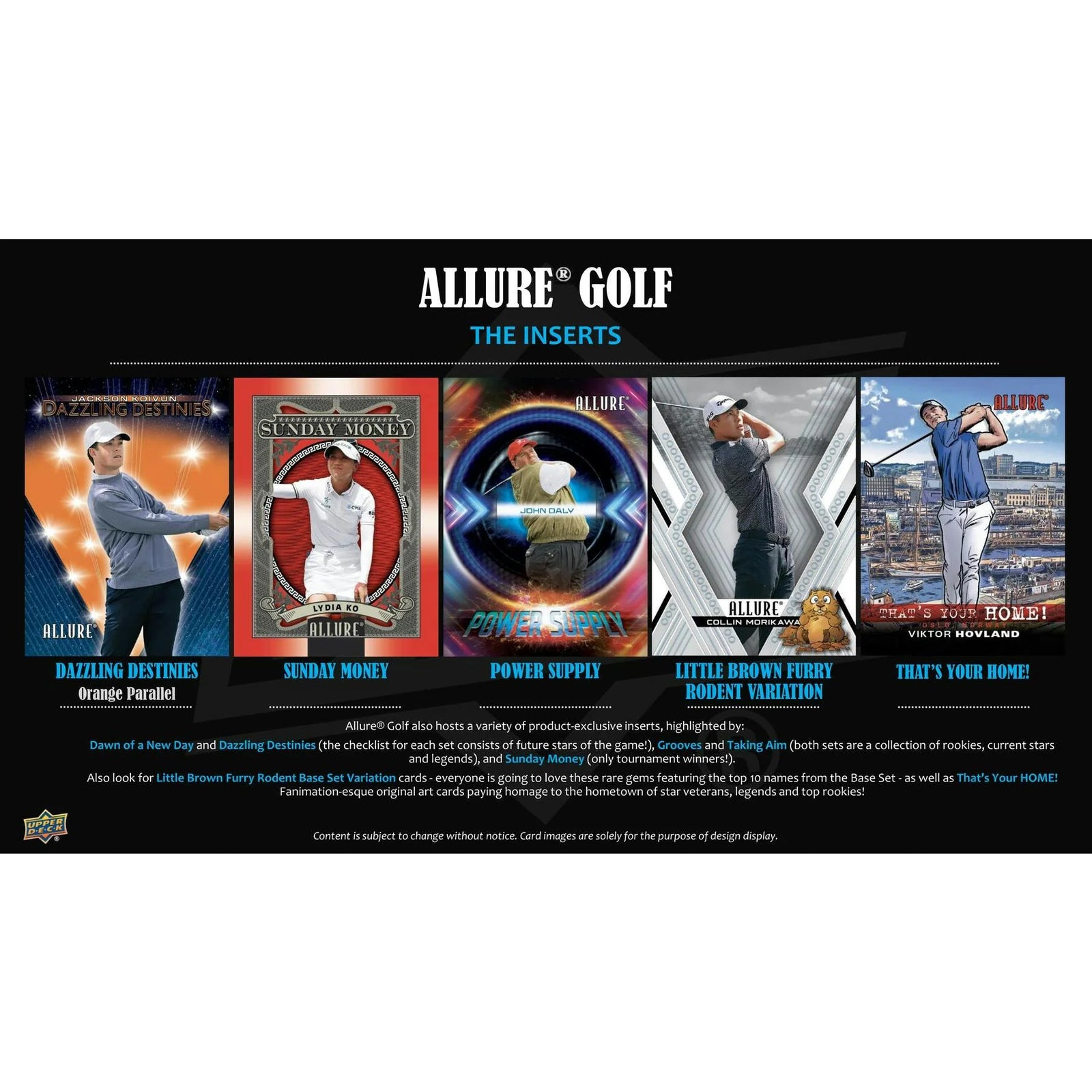 DRAFT - New 2026 Upper Deck Allure Golf Blaster Box
