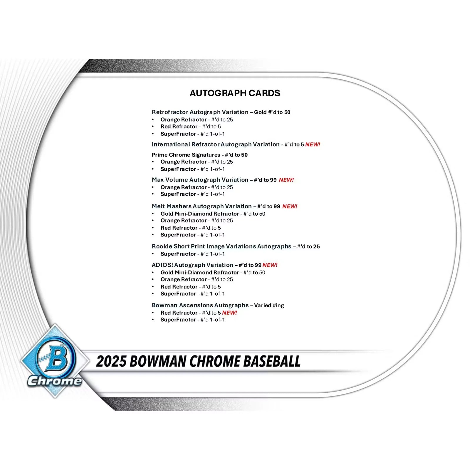 2025 Bowman Chrome Baseball Breaker Delight 6-Box Case (Ships Sealed Only)