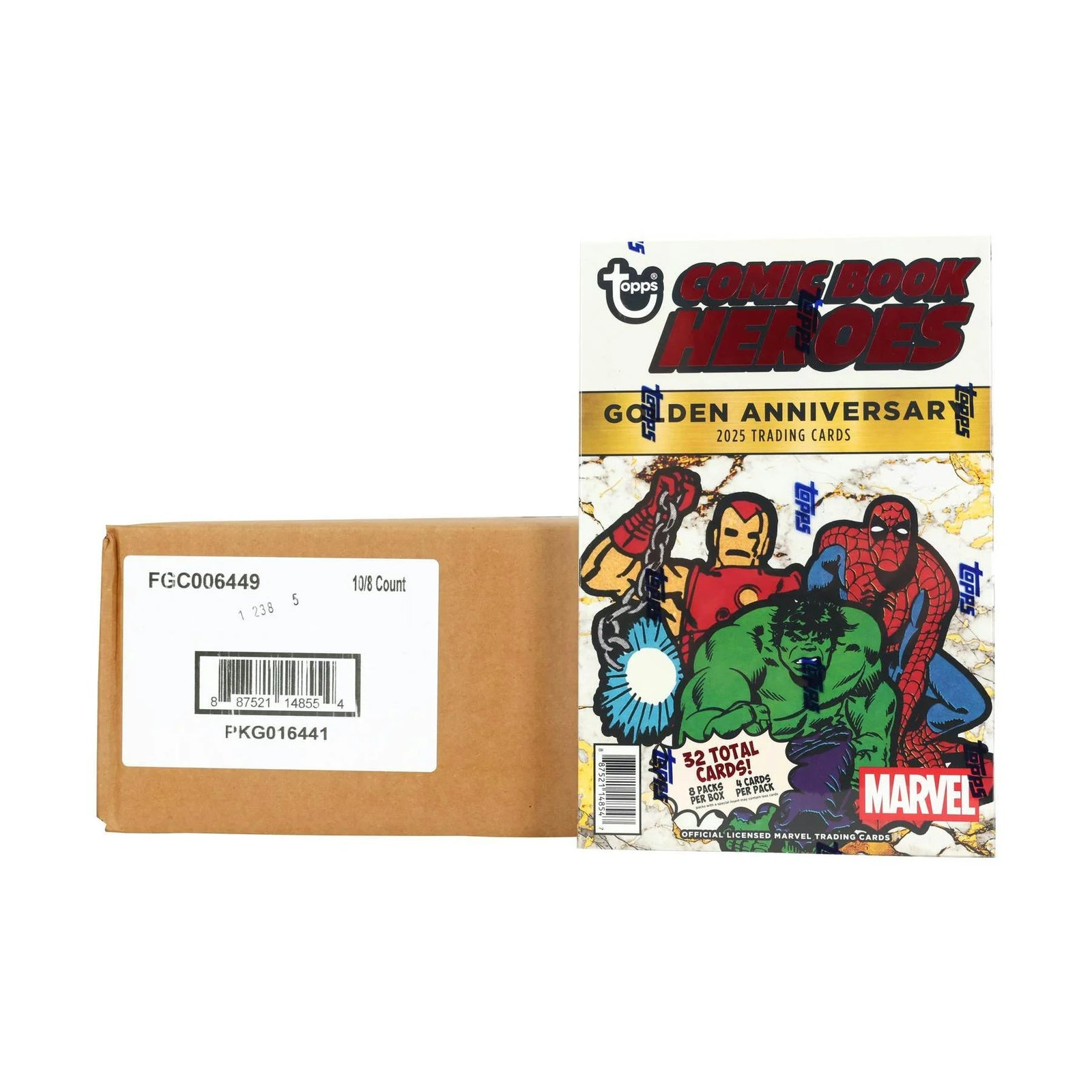 DRAFT - 2025 Topps Marvel Comic Book Heroes 1975 Golden Anniversary Hobby 10-Box Case
