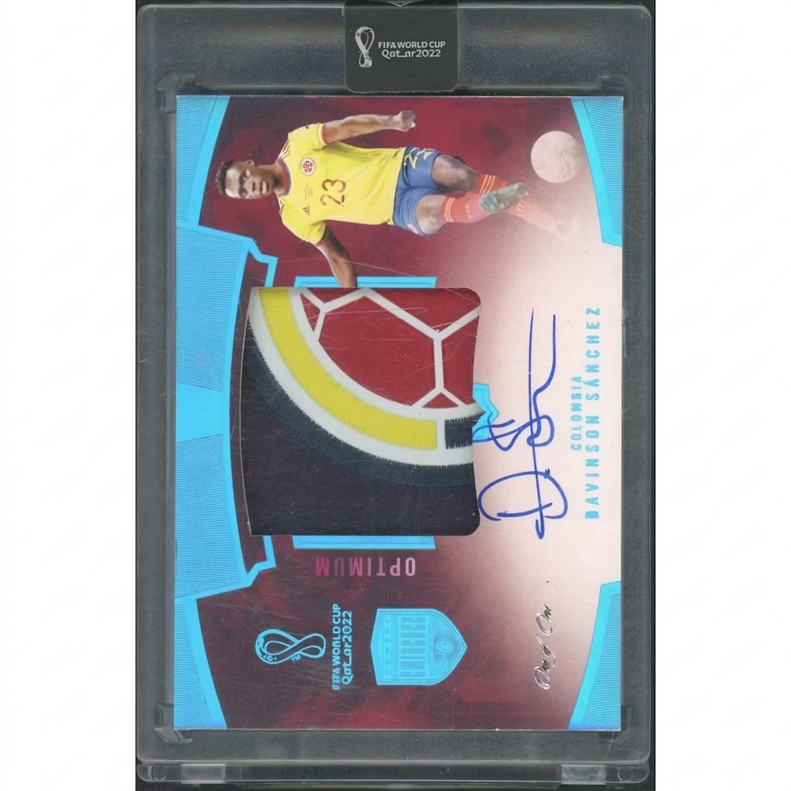 Davinson Sanchez 2022 Panini Eminence World Cup Optimum Patch Auto | 1/1