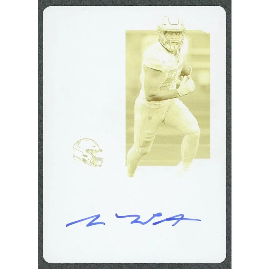 Sam Laporta Signed 2023 Panini Contenders Printing Plate | 1/1