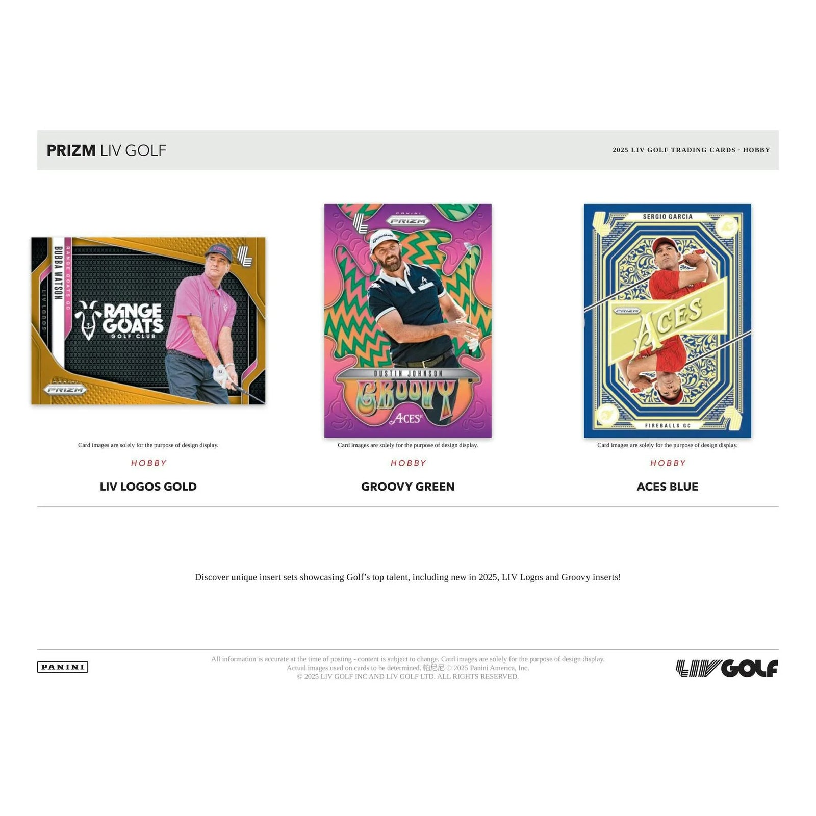 DRAFT - 2025 Panini Prizm LIV Golf Hobby 16-Box Case | FOTL