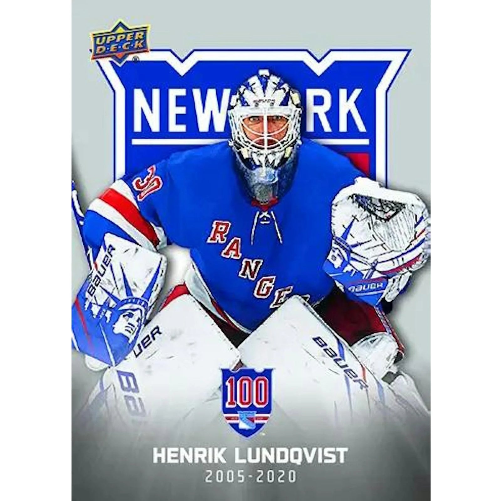 DRAFT - New 2025/26 Upper Deck New York Rangers Centennial Hockey Box 20-Set Case