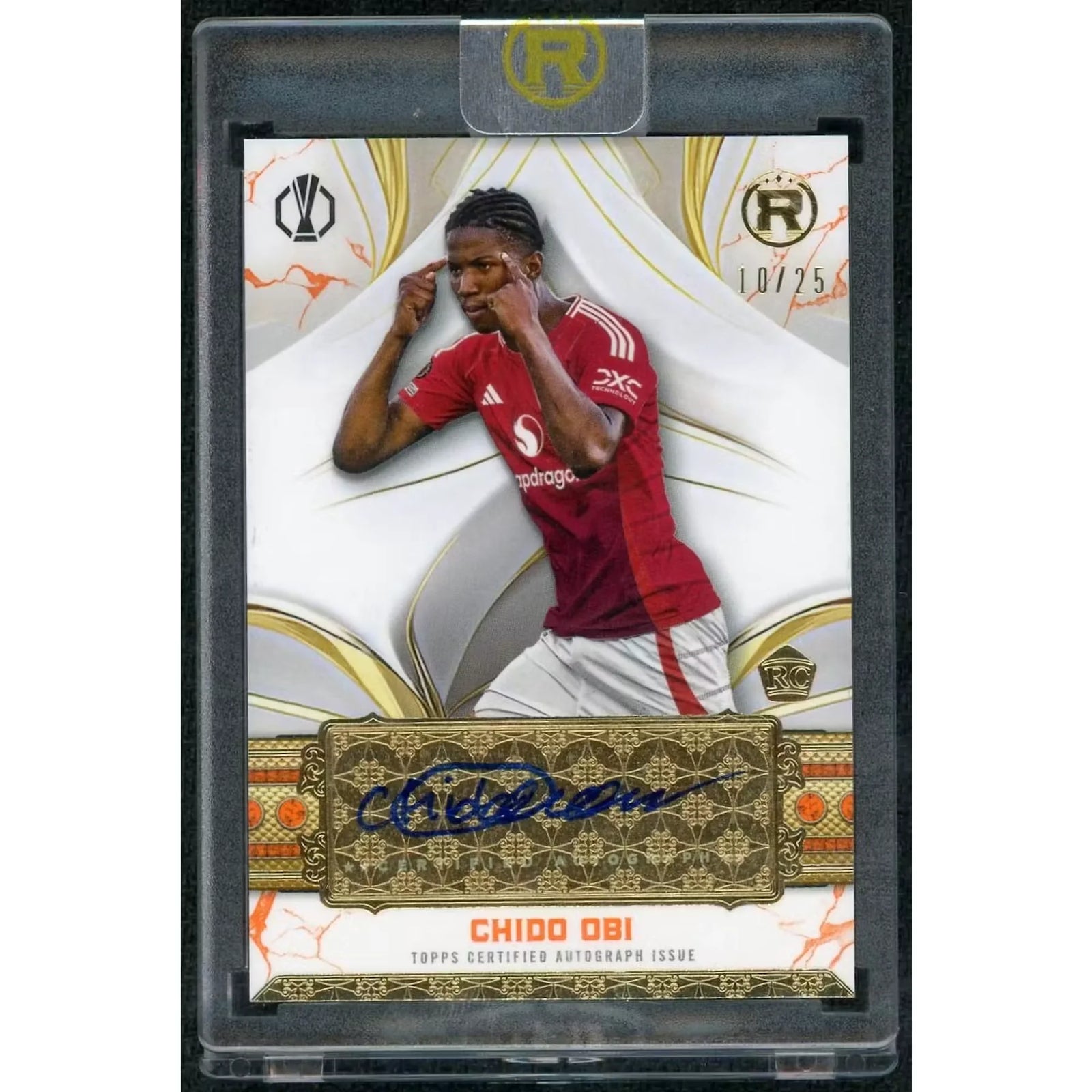 Chido Obi Signed 2024-25 Topps Reverence Rookie Card |/25