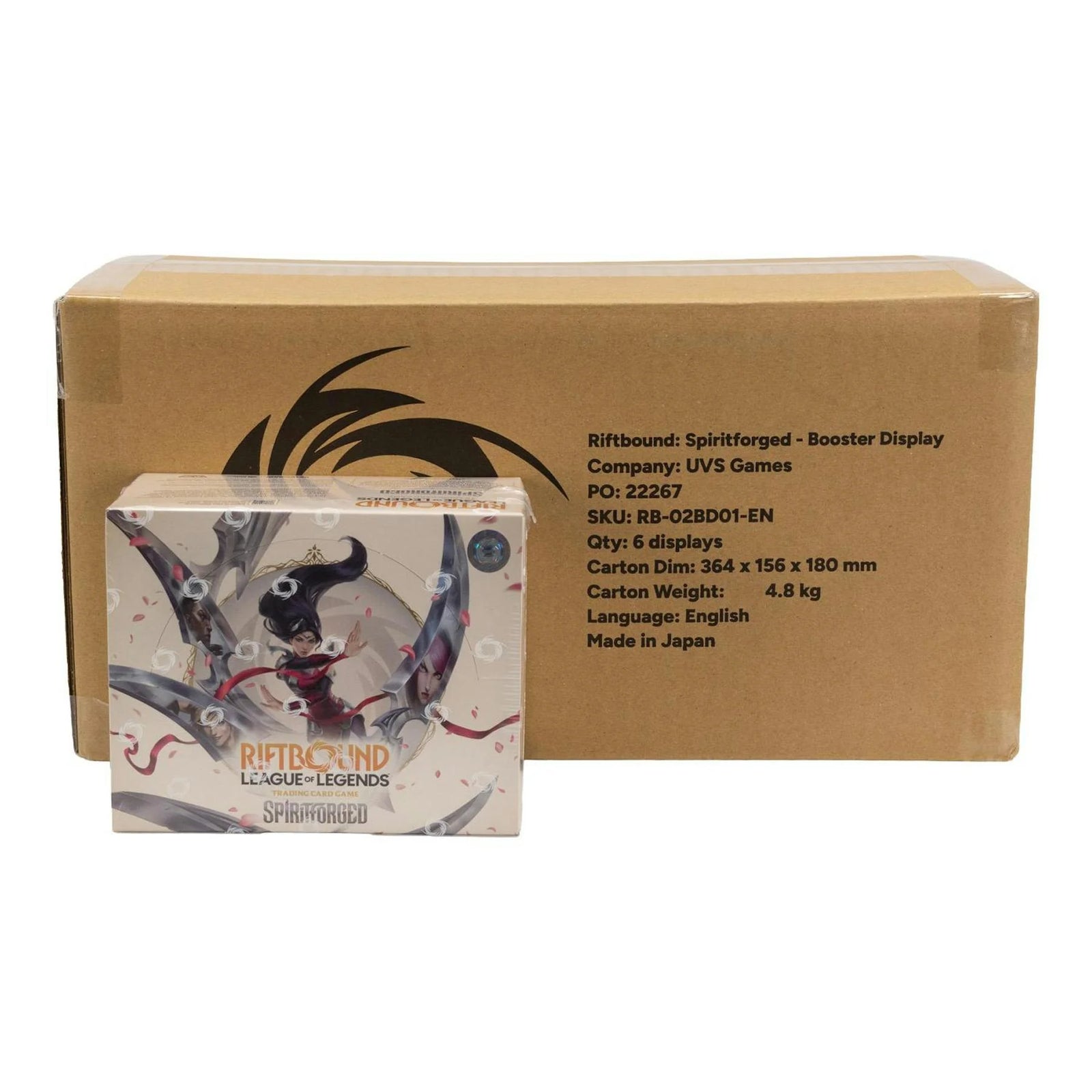 DRAFT - Riftbound League of Legends Spiritforged Booster 6-Box Case