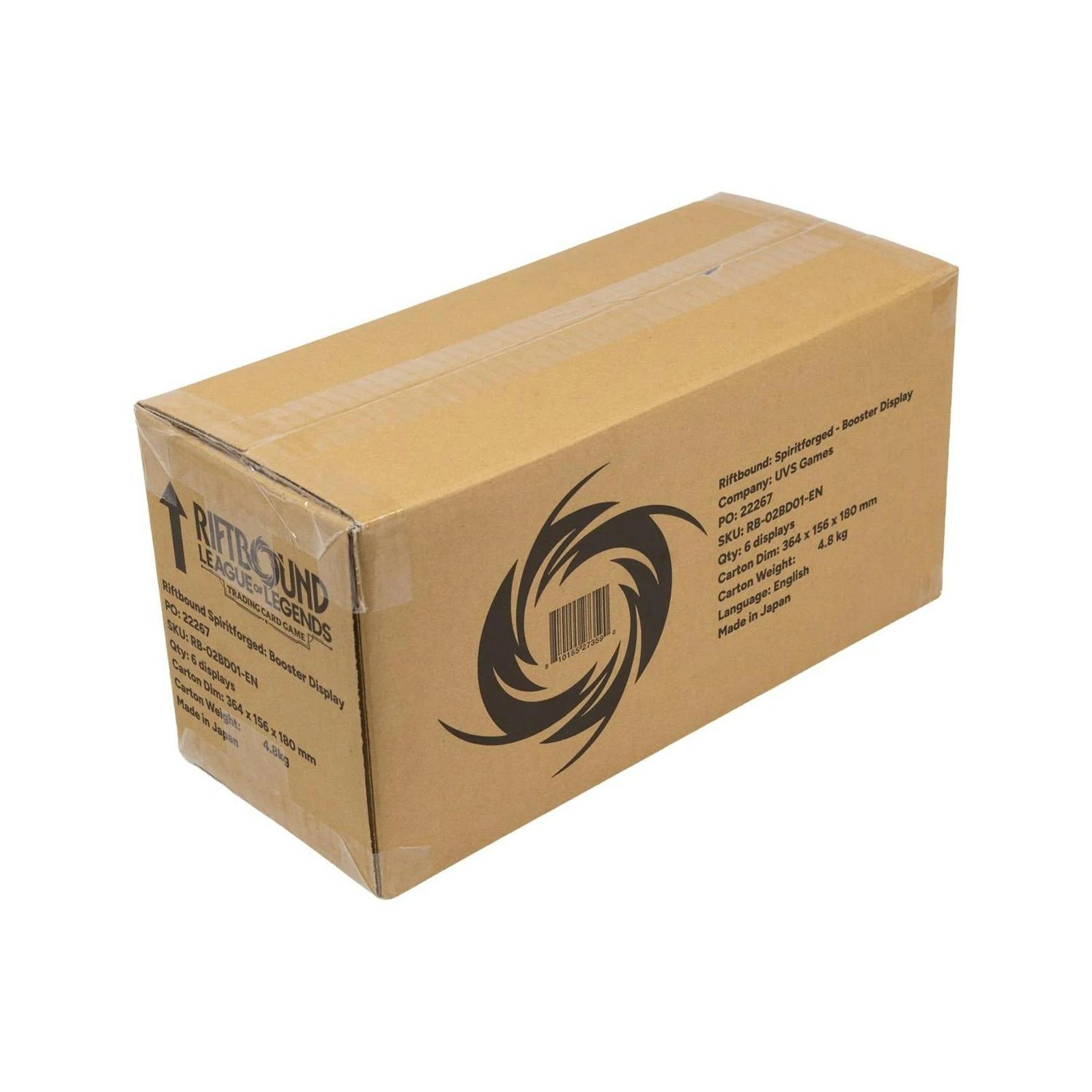 DRAFT - Riftbound League of Legends Spiritforged Booster 6-Box Case