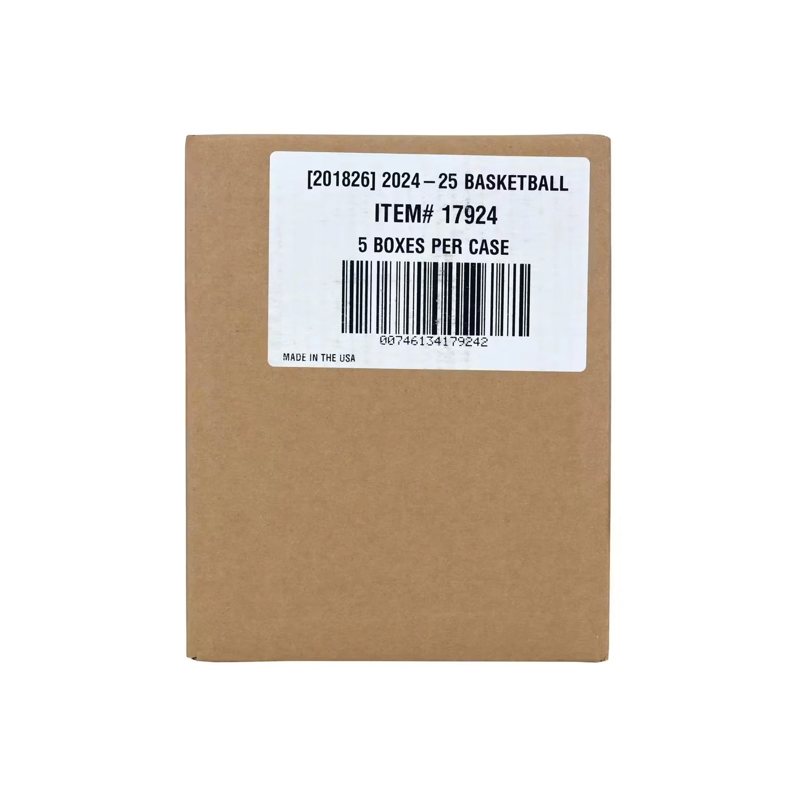2024-25 Panini Immaculate Basketball Hobby 5-Box Case (Ships Sealed Only)