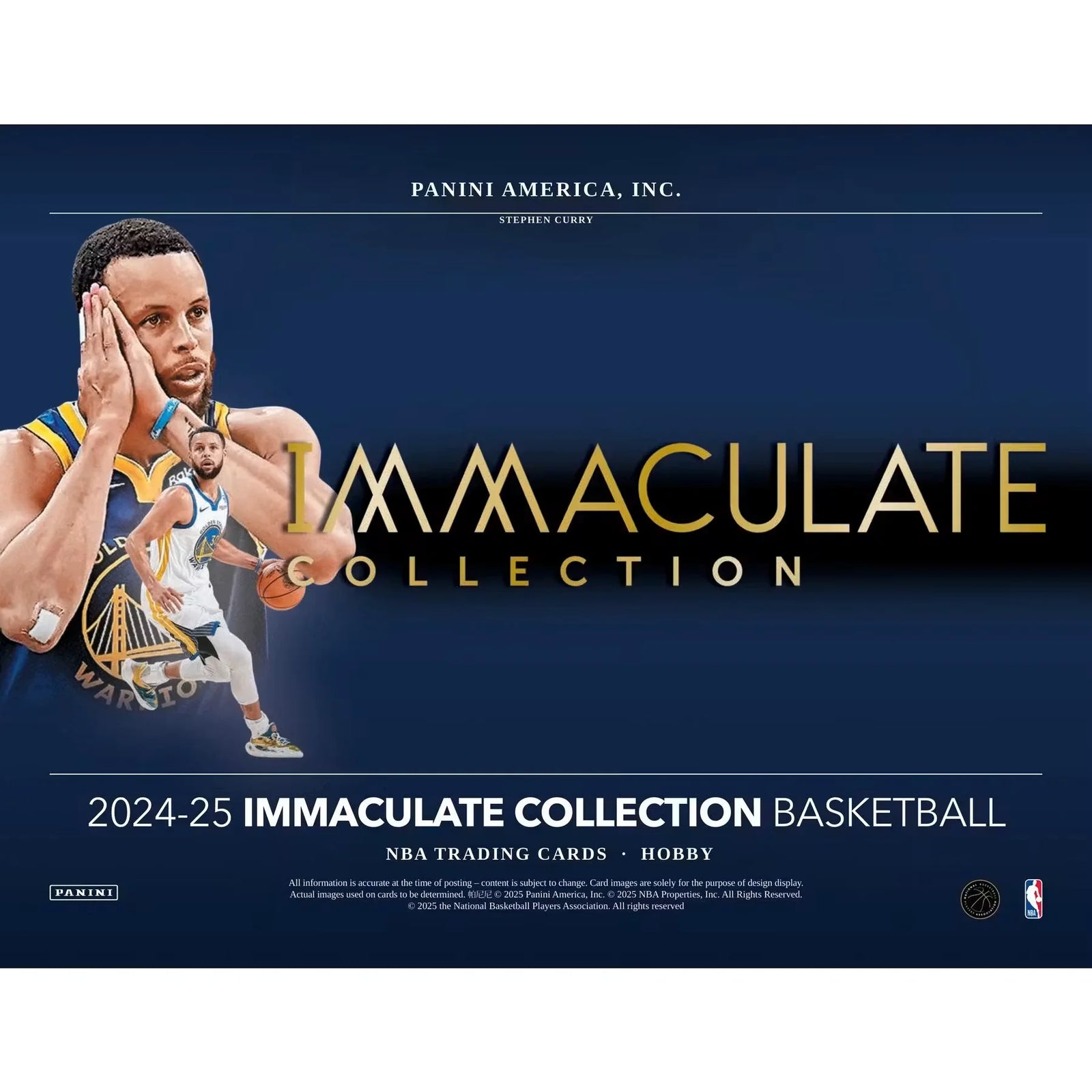 2024-25 Panini Immaculate Basketball Hobby 5-Box Case (Ships Sealed Only)