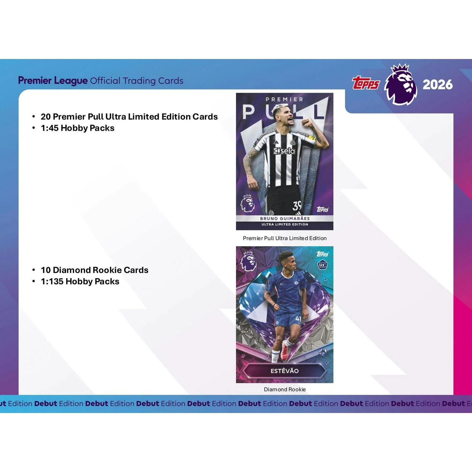 DRAFT - Just In 2025/26 Topps Premier League EPL Soccer Hobby Box