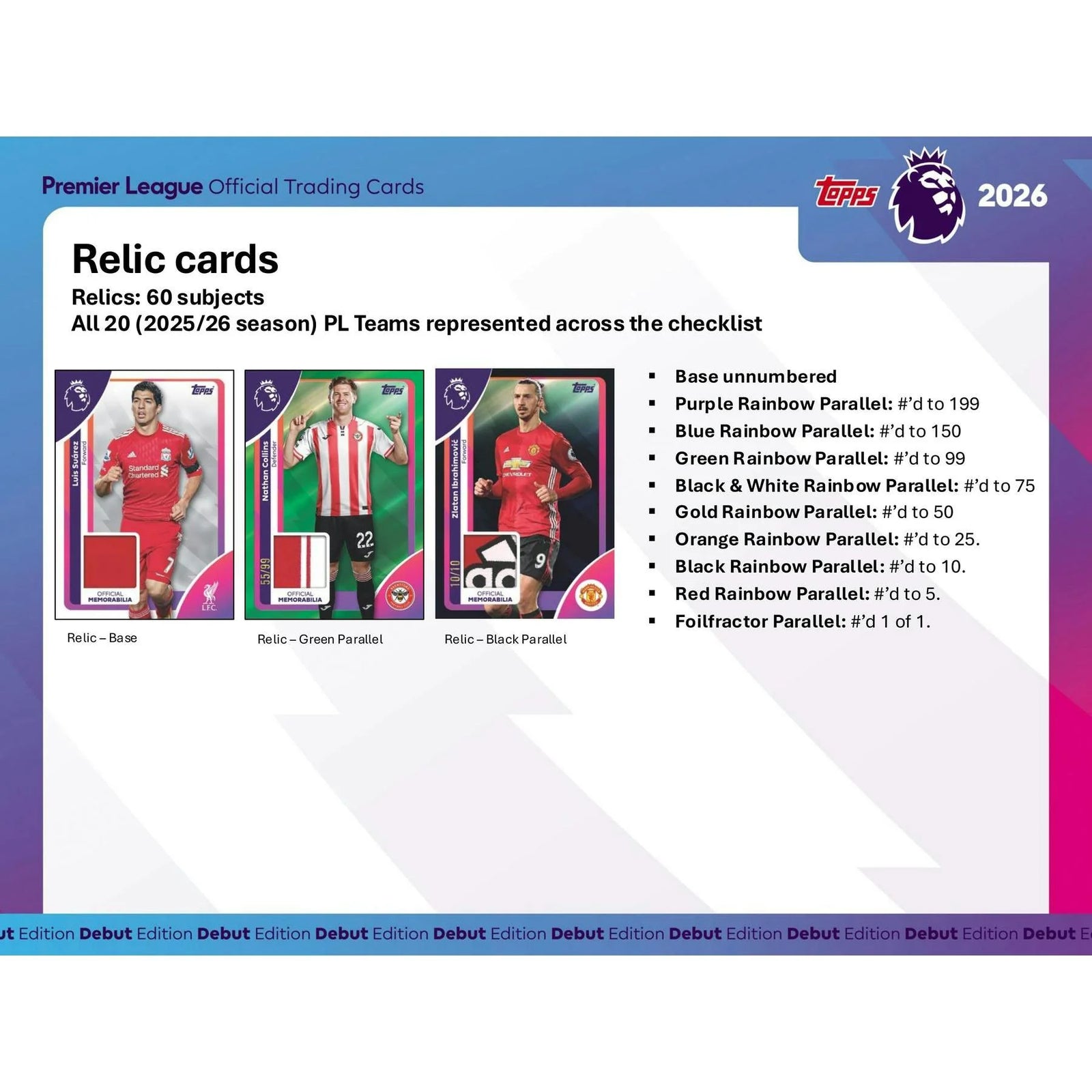 DRAFT - Just In 2025/26 Topps Premier League EPL Soccer Hobby Box
