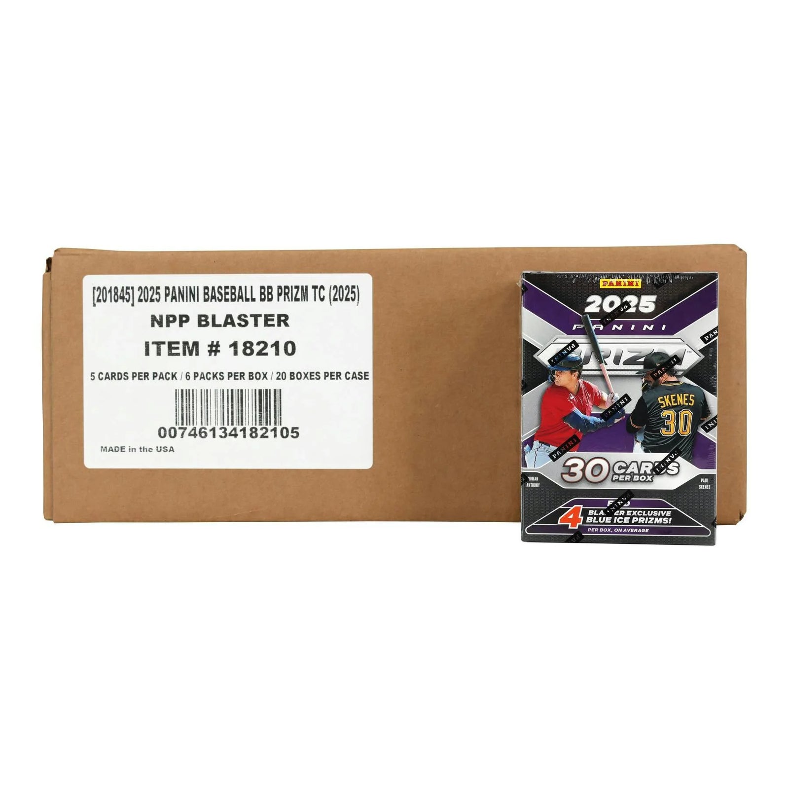 DRAFT - Just In 2025 Panini Prizm Baseball Blaster 20-Box Case