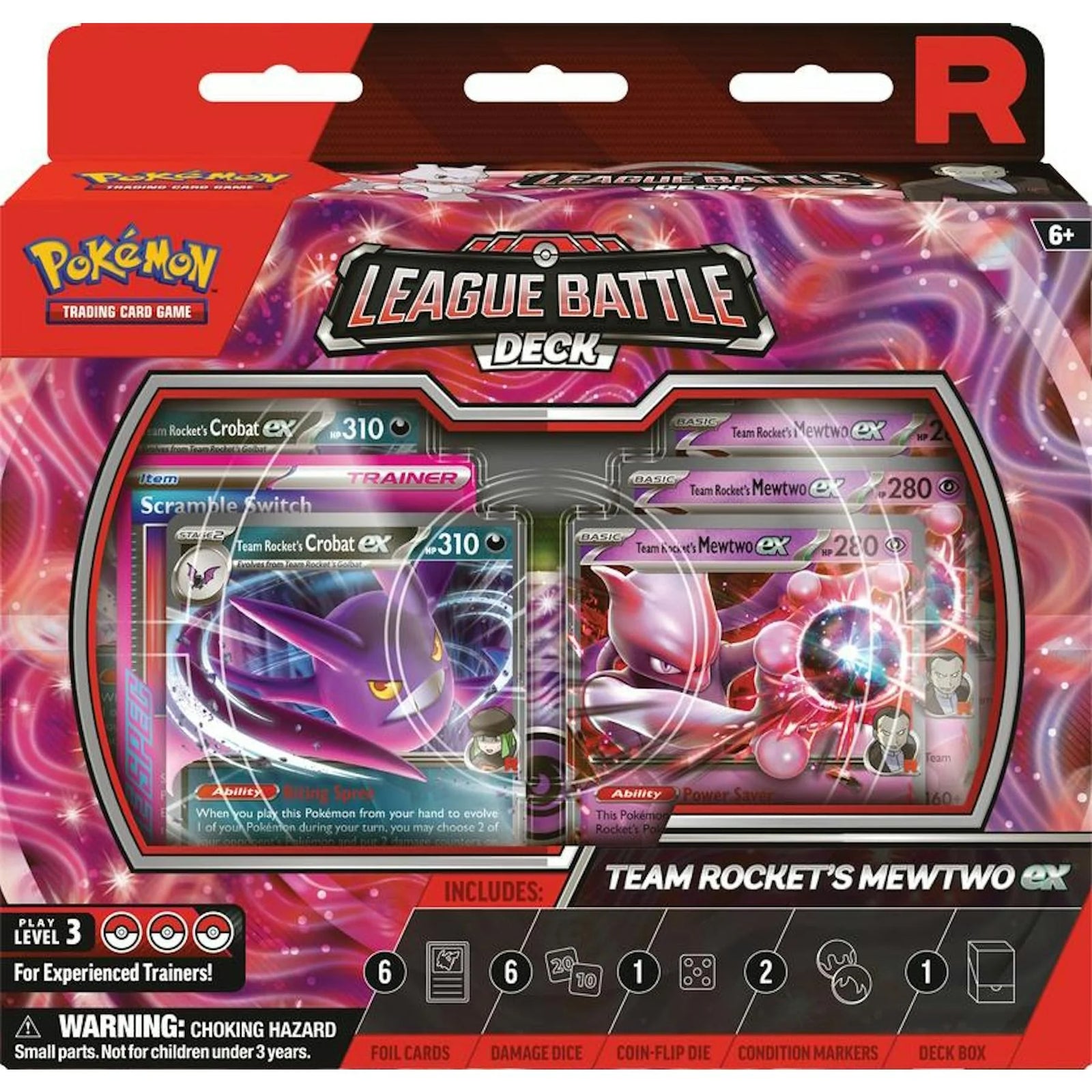 DRAFT - Pokemon Team Rocket's Mewtwo ex League Battle 6-Deck Case | Sealed