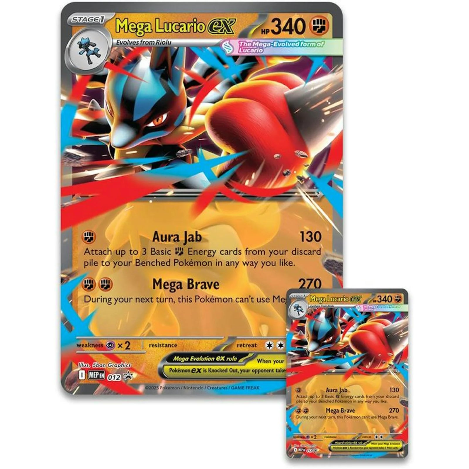 DRAFT - Pokemon Mega Lucario ex Figure Collection Box | Sealed