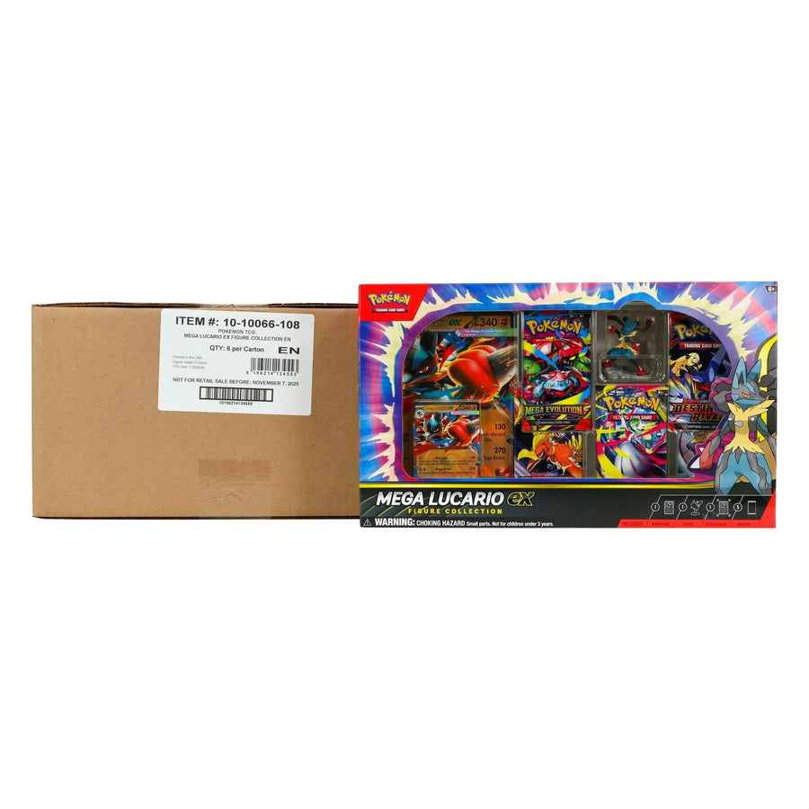 DRAFT - Pokemon Mega Lucario ex Figure Collection | 6-Box Case