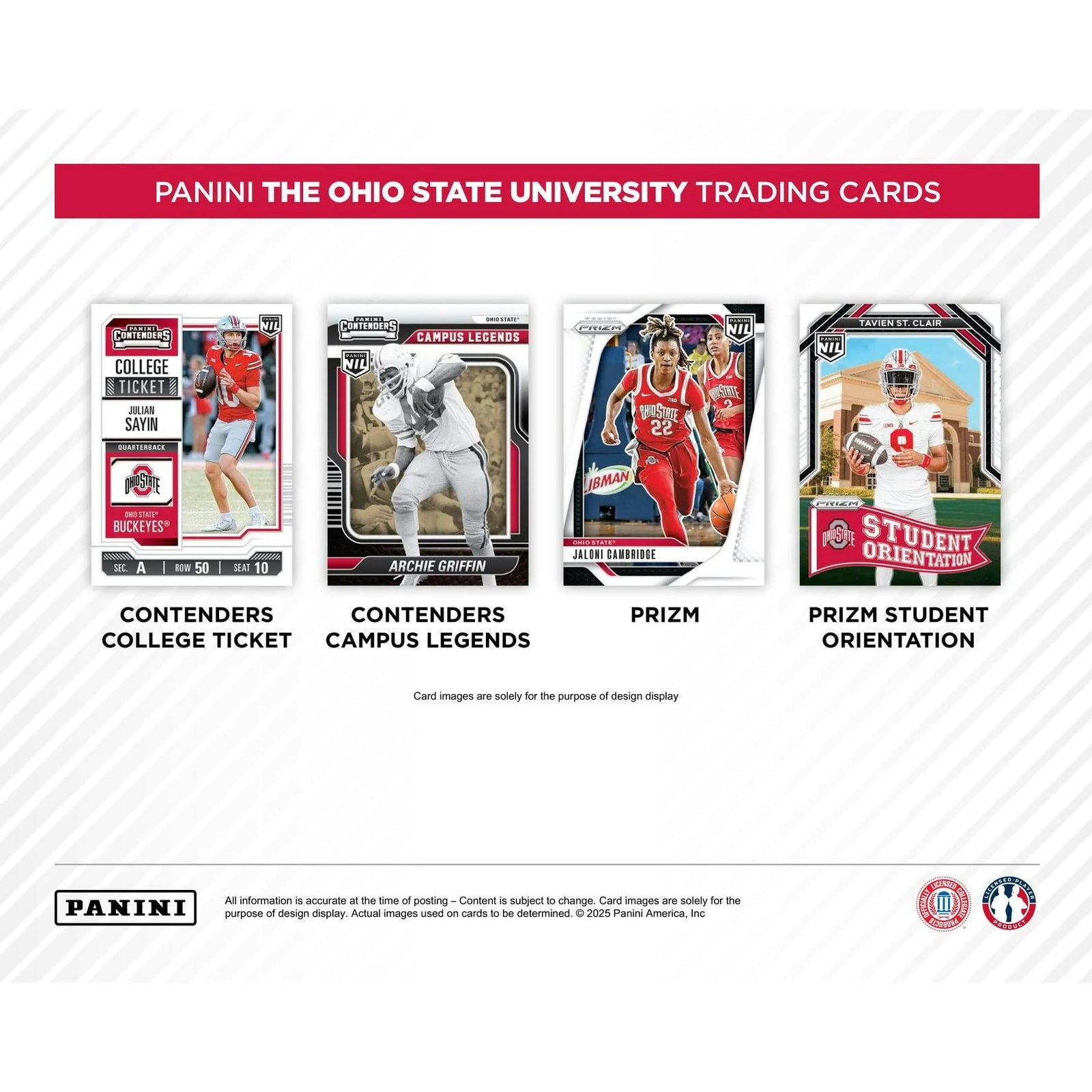 DRAFT - 2025 Panini NIL Ohio State University Blaster 20-Box Case