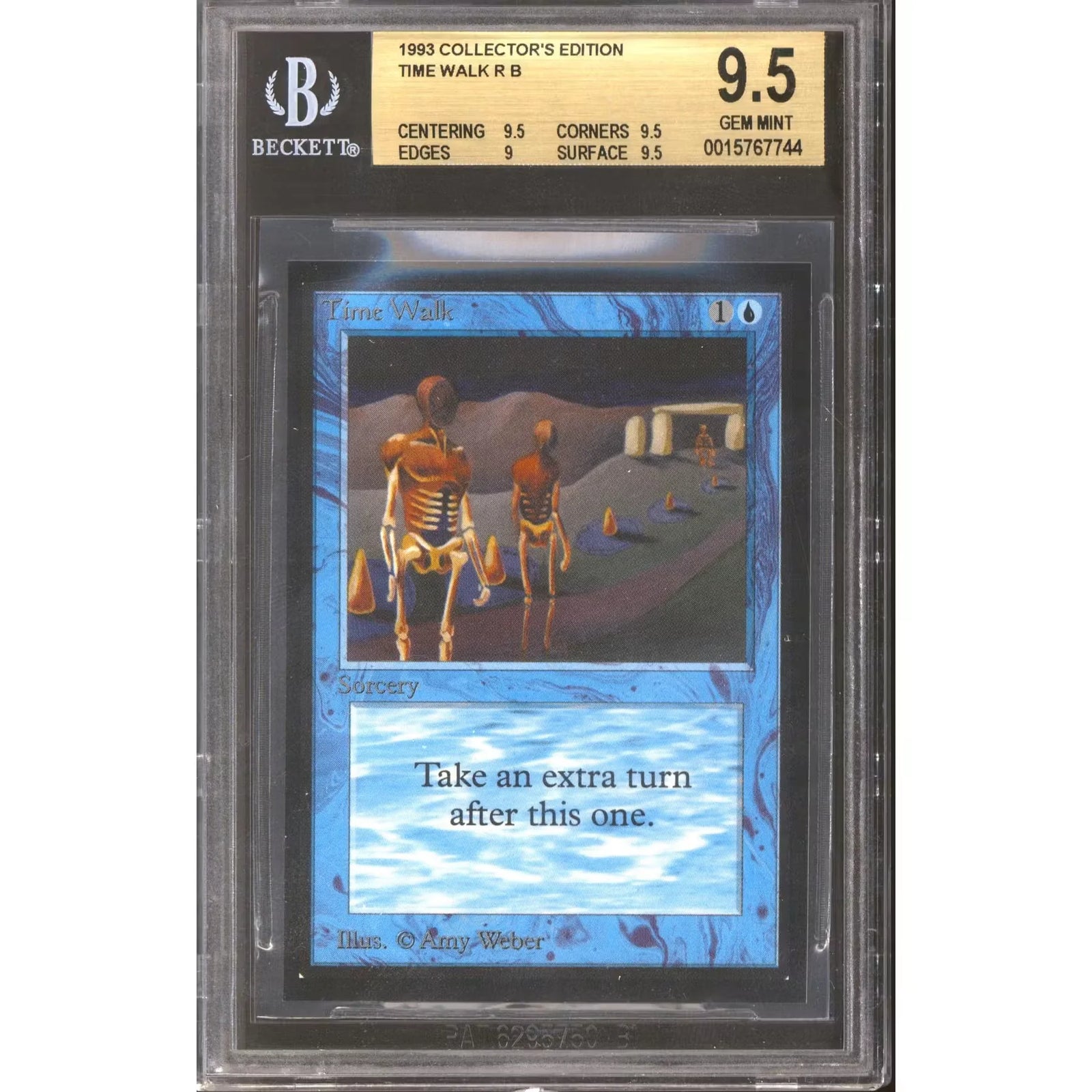 Time Walk Magic the Gathering Collector's Edition | BGS 9.5 Gem Mint