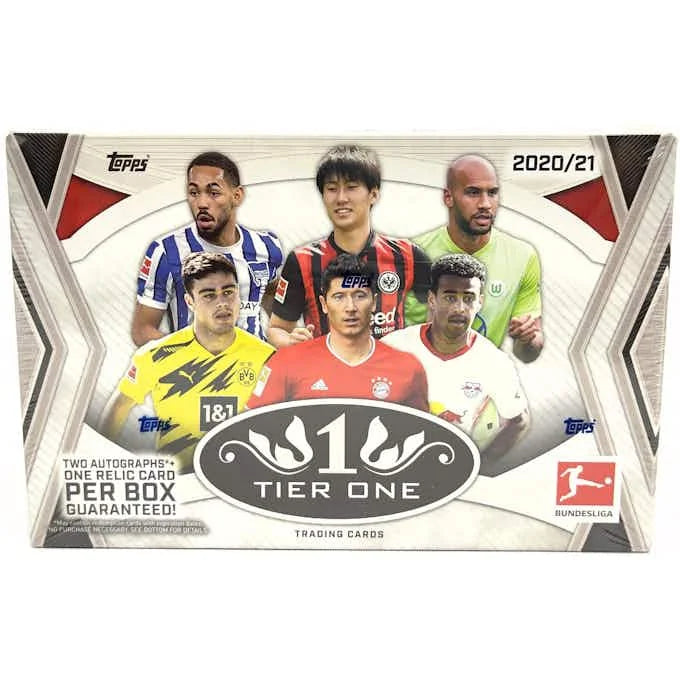 DRAFT - On Sale 2020/21 Topps Tier One Bundesliga Soccer Hobby Box (Reed Buy)
