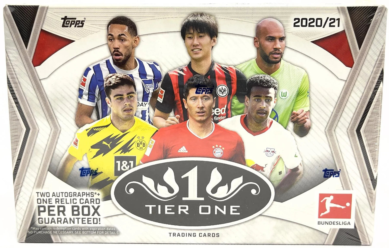 DRAFT - On Sale 2020/21 Topps Tier One Bundesliga Soccer Hobby Box (Reed Buy)