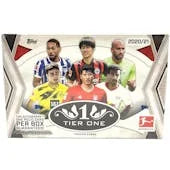 DRAFT - On Sale 2020/21 Topps Tier One Bundesliga Soccer Hobby Box (Reed Buy)