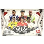 DRAFT - On Sale 2020/21 Topps Tier One Bundesliga Soccer Hobby Box (Reed Buy)