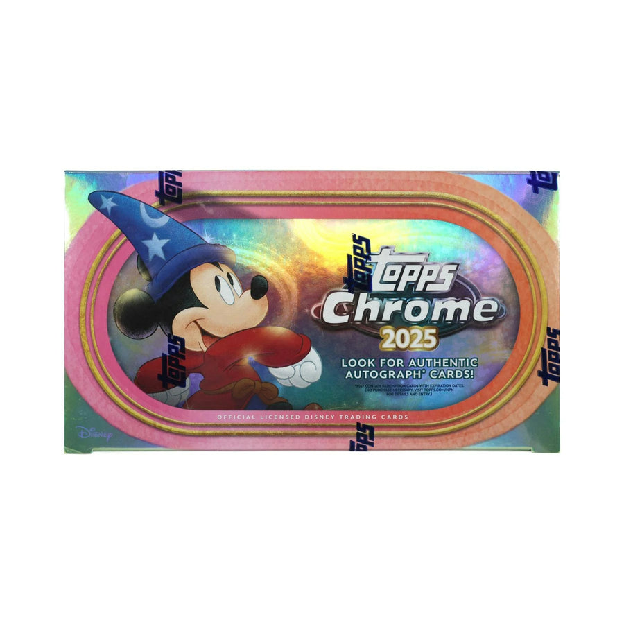 DRAFT - 2025 Topps Disney Chrome Hobby Box | Entertainment Cards