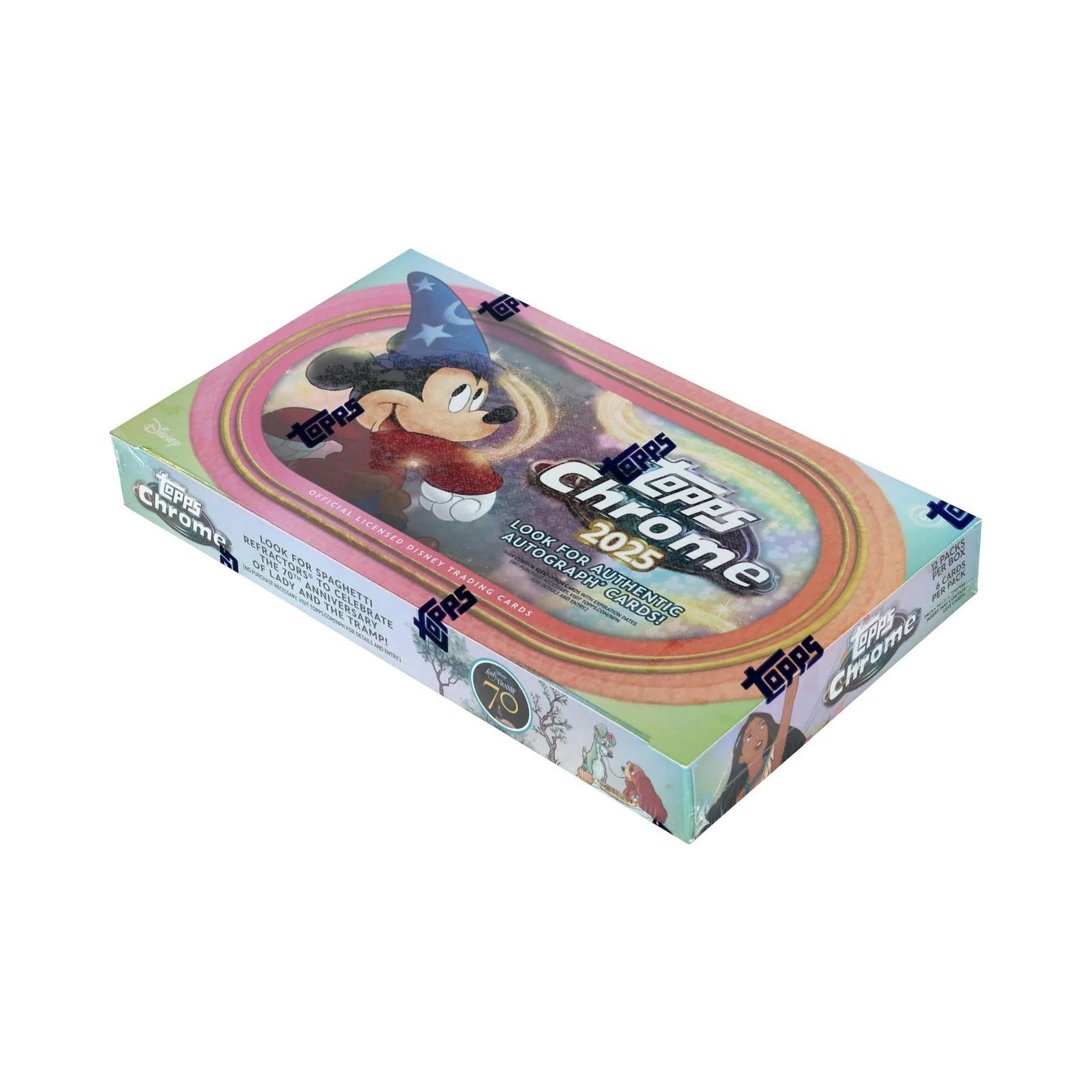 DRAFT - 2025 Topps Disney Chrome Hobby Box | Entertainment Cards